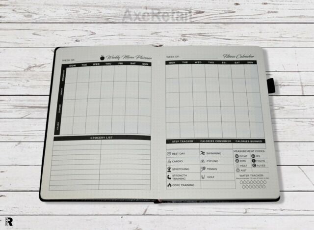 Dot Planner~Thick~110 gsm Paper~180 pg~Hard Cover~Undated
