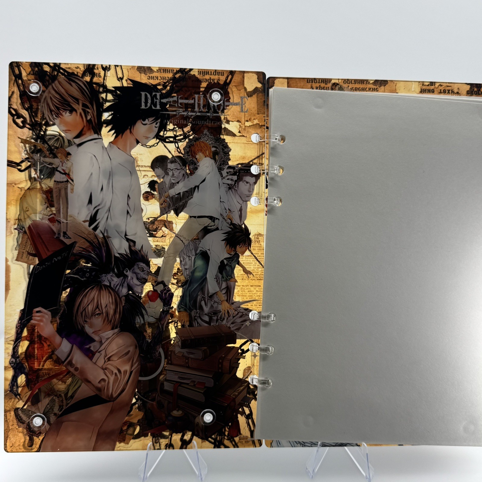 New Death Note Anime Acrylic Shaker Notebook (A5 size)
