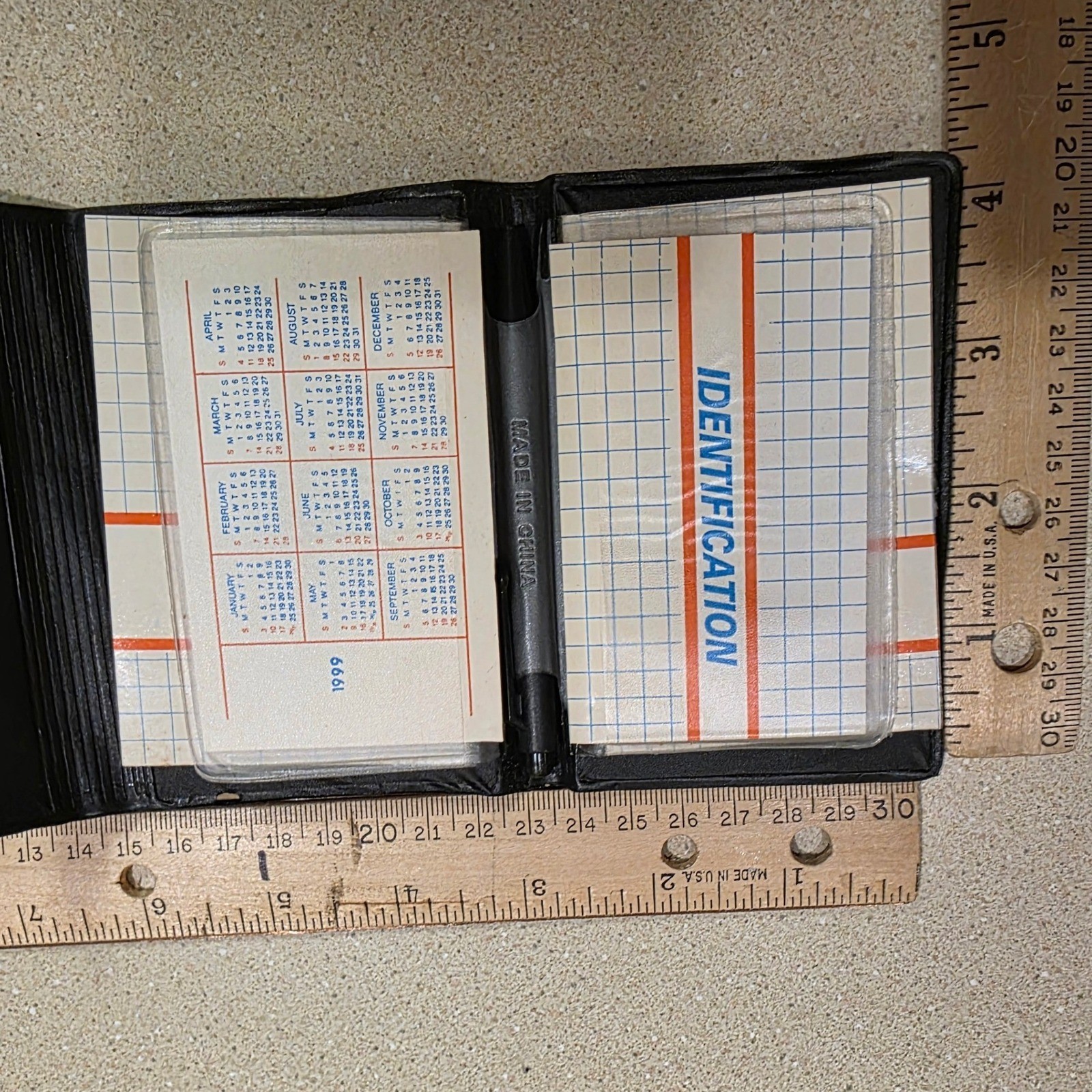 Pocket Planner Burgundy 1999 Faux Lizard Address Book, “little black book”