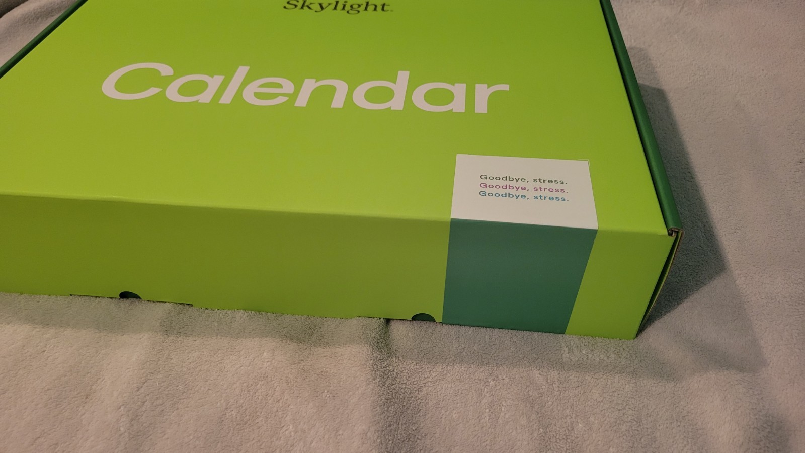 Skylight Calendar: 15-inch Wall Planner Digital Calendar Silver New, Sealed