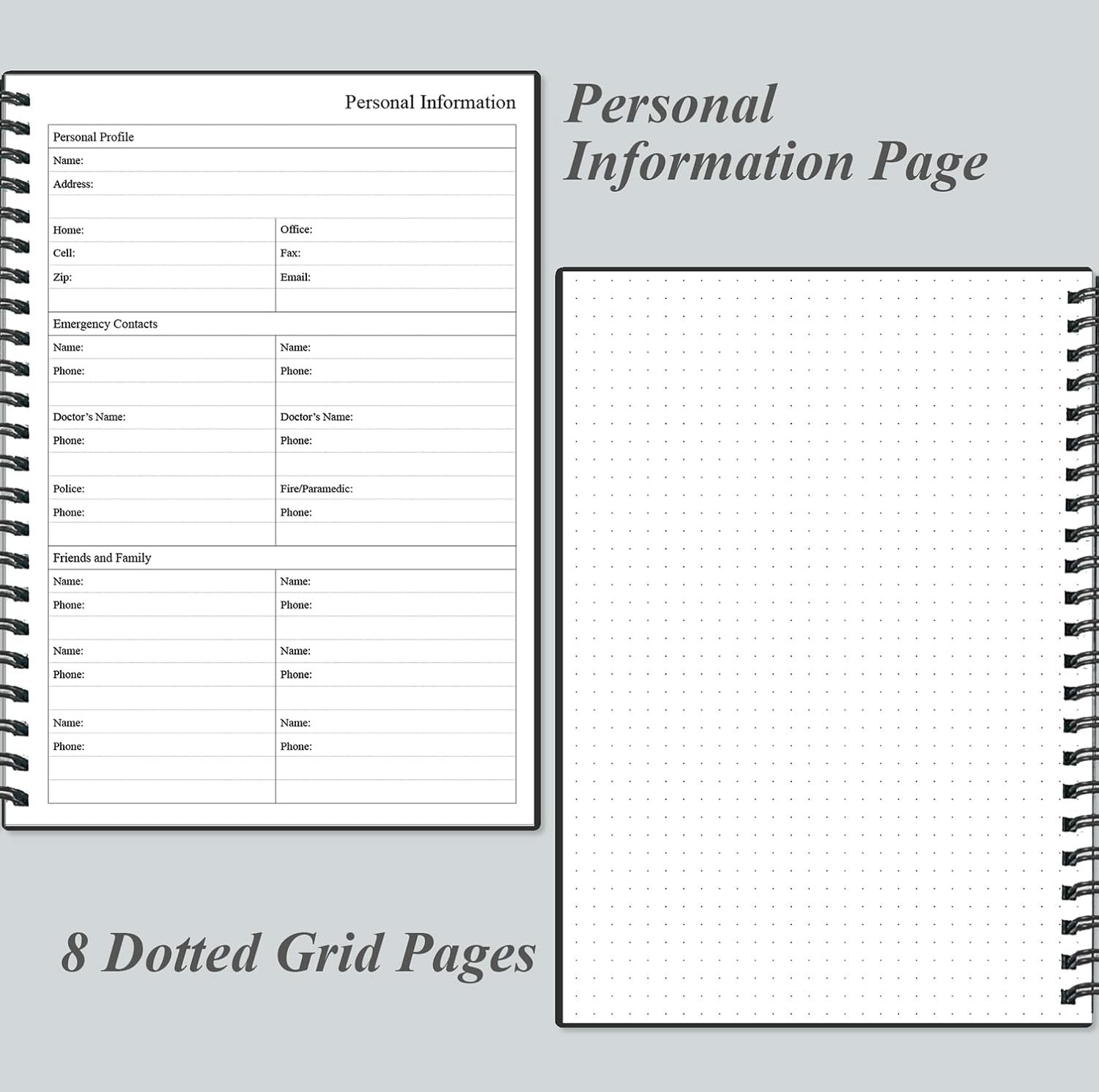 Daily Planner Undated – A5 To Do List Notebook Hourly Schedules, Spiral Appoi…