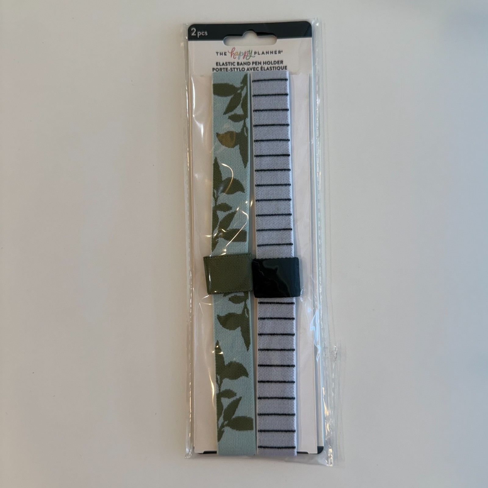 Happy Planner Elastic Band Pen Holder 2pcs Floral Lined