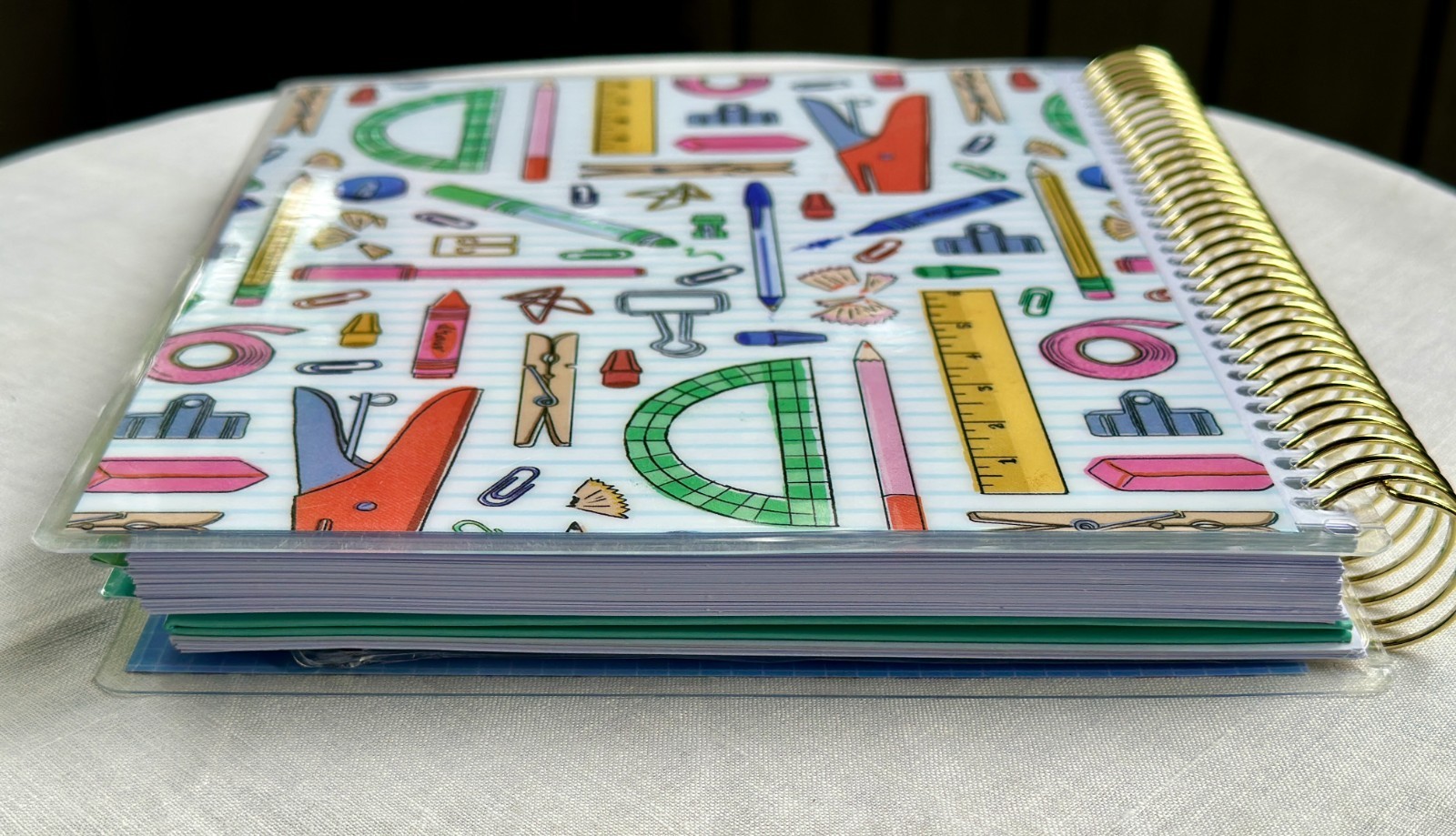 Erin Condren 12-Month Spiral Teacher Planner (Aug – Jul), 7”x9” Weekly