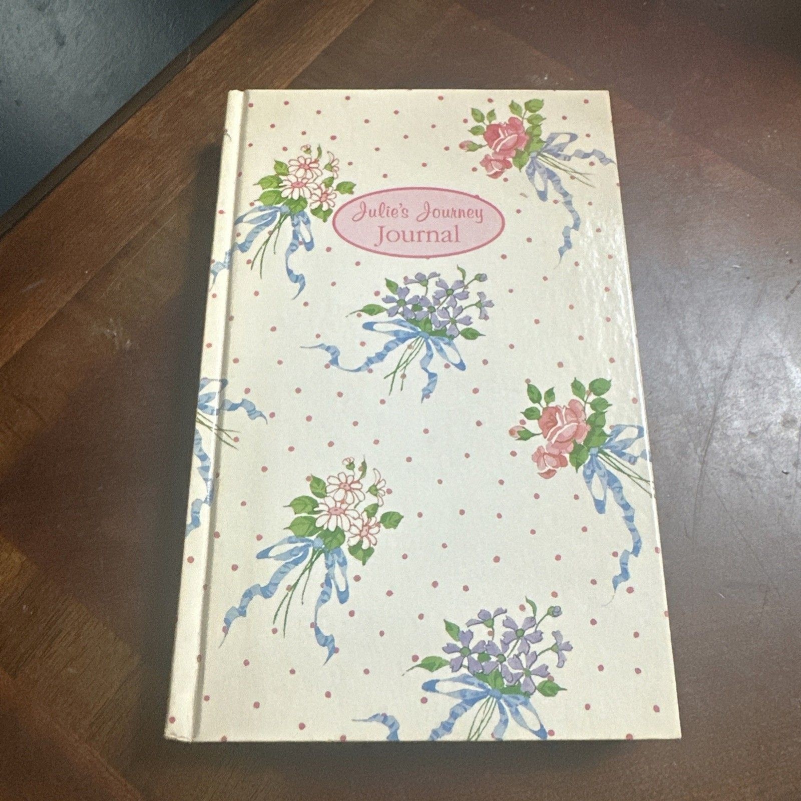 VTG 1994 Set of 2 Julie’s Journal Unused Floral Patchwork Blank Unused