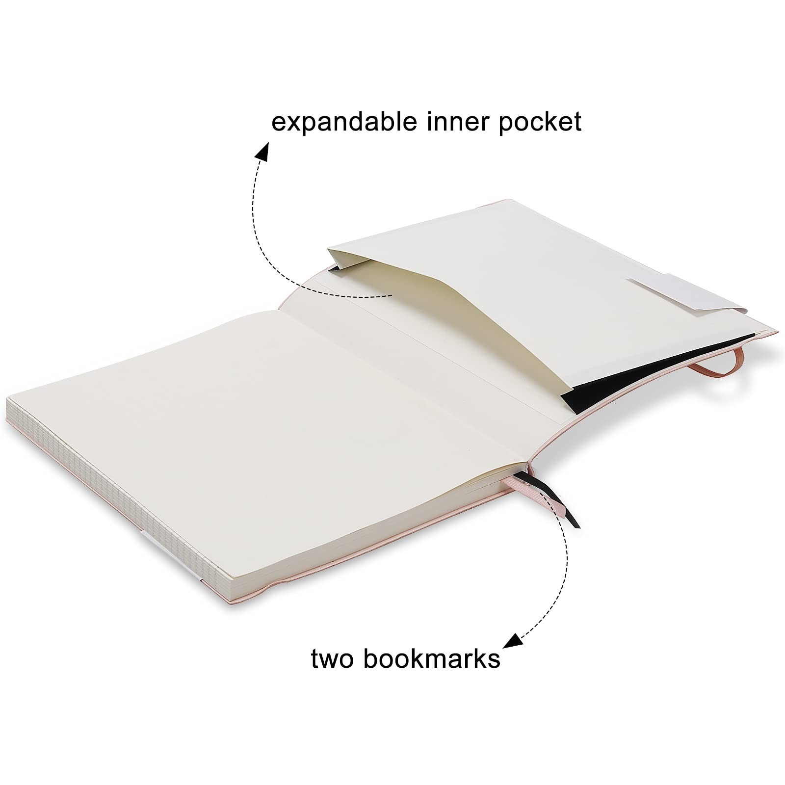 B5 College Ruled Notebooks – 2 Pack B5 Large Journal Notebooks with 376 Numbe…