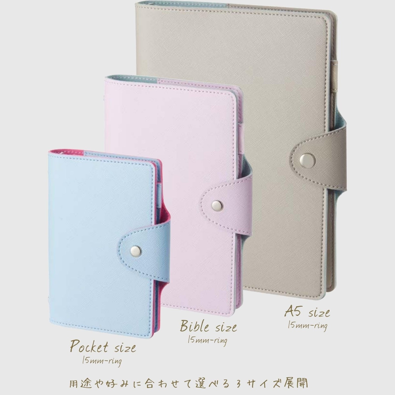 Raymay Fujii System Planner Casual Refill File Pocket Size Blue WPF1310A
