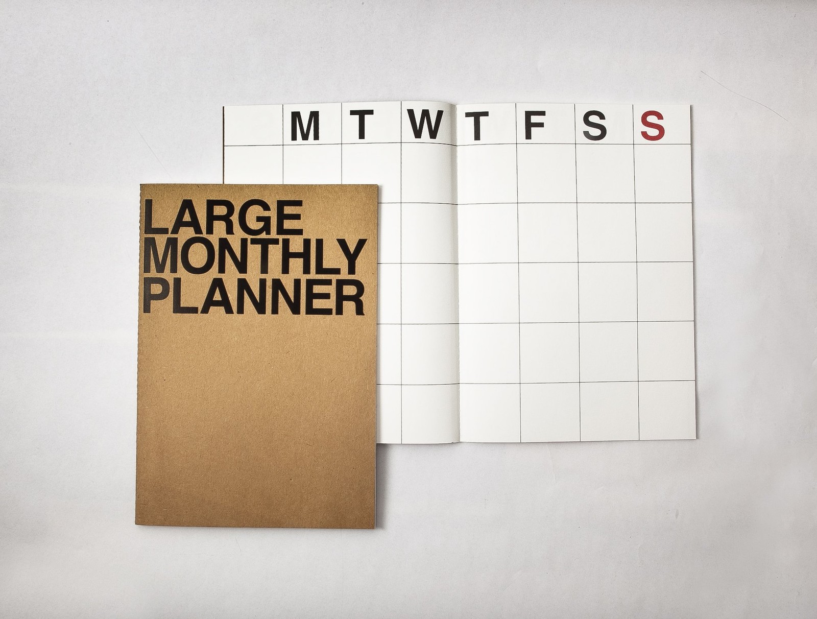 JSTORY Large Monthly Planner Lays Flat Undated Year Round Flexible Cover Goal…
