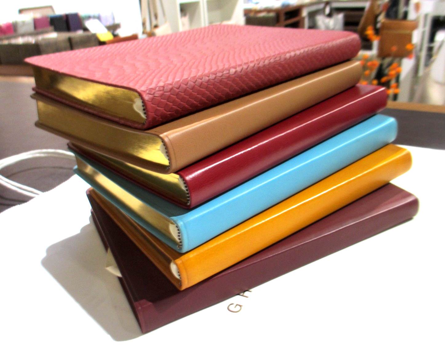 Graphic Image 9″ Journal Notebook Leather Soft Cover 224 UNLINED Pages RED