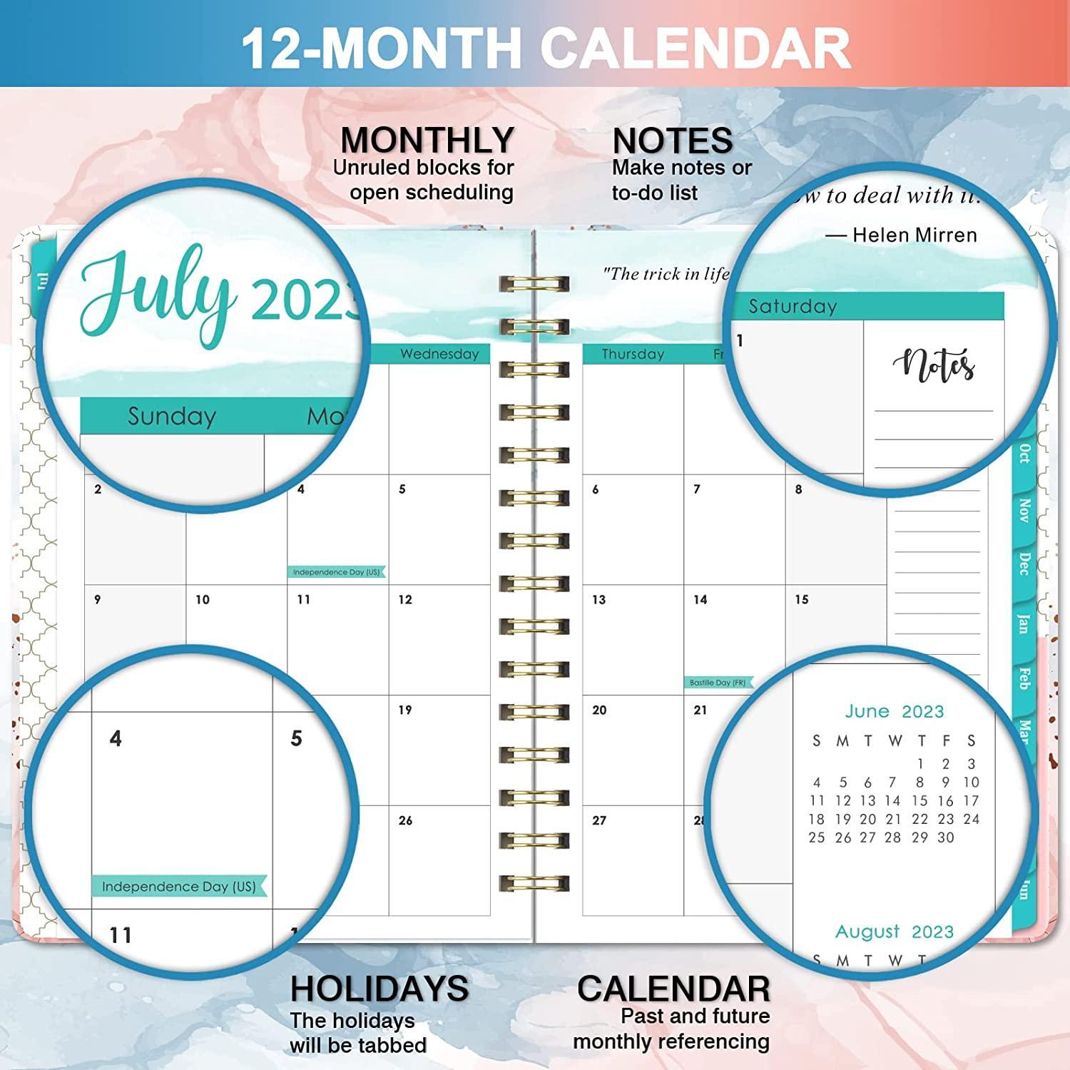 Planner 2023-2024 Weekly & Monthly Planner from JULY 2023 to JUNE 2024 6.4″x8.5″