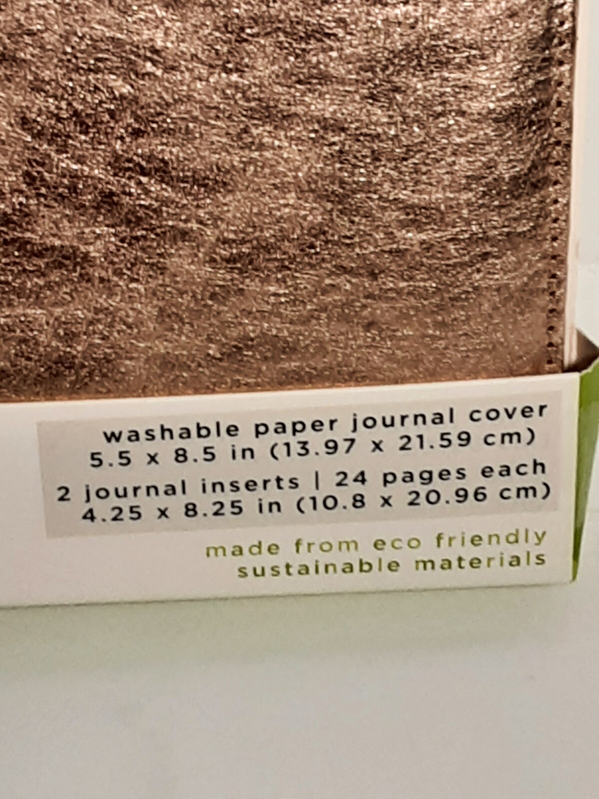 NEW American Crafts Sustainable Journaling 5.5×8.5 2 24 Page Inserts Washable