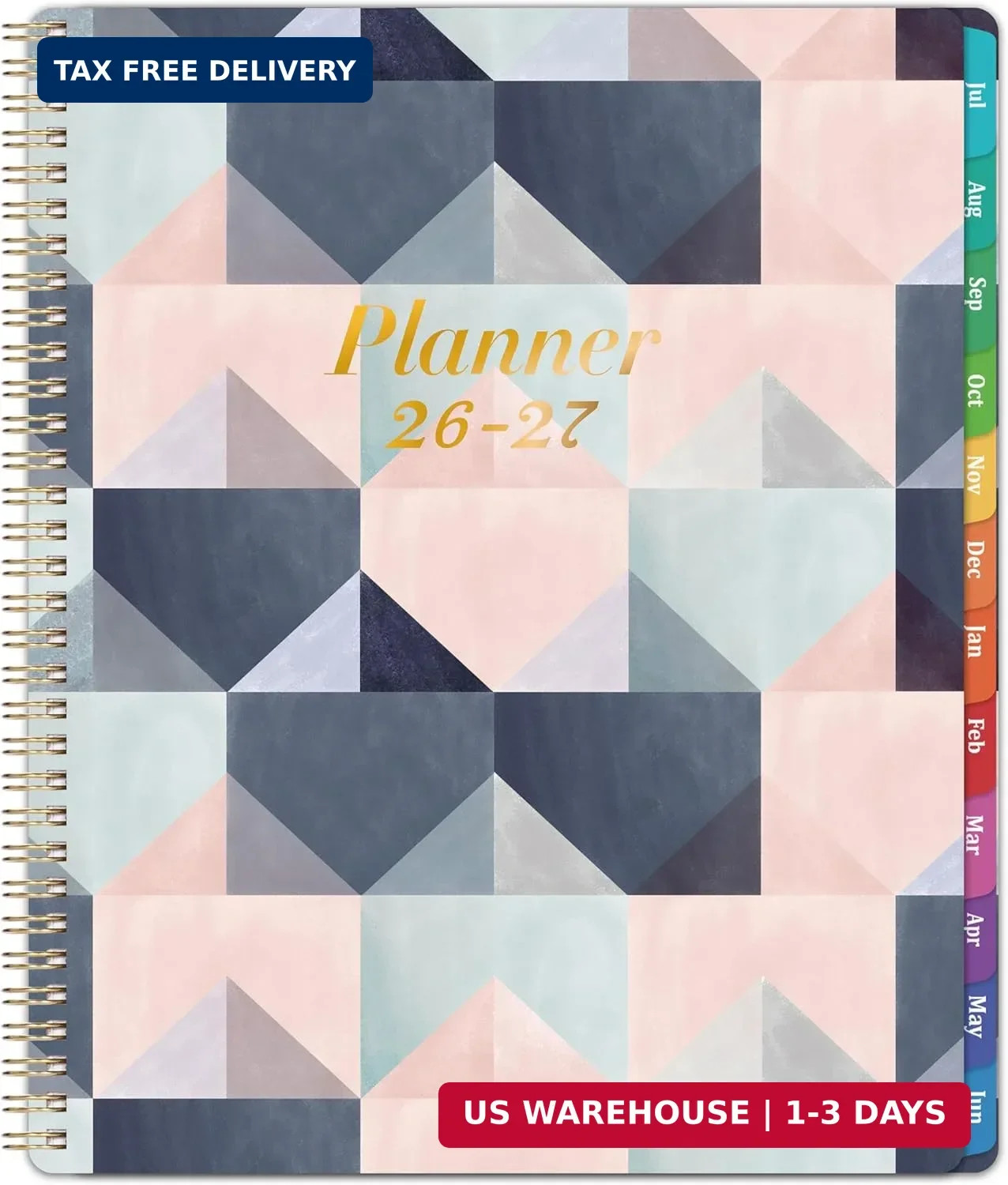 2026-2027 Planner – 9″ x 11″, JULY 2026 – JUNE 2027, Weekly & Monthly Academic P