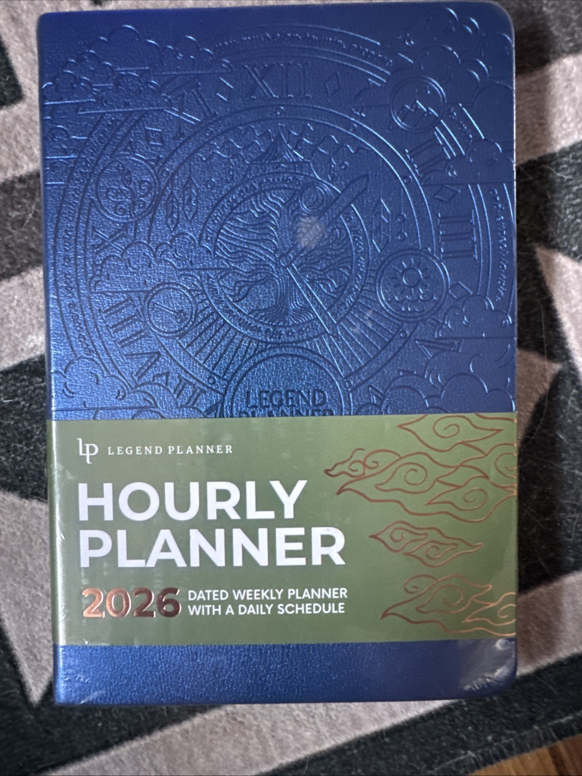 Legend Planner | Hourly Planner 2026 | Weekly | Small | Hardcover | Blue