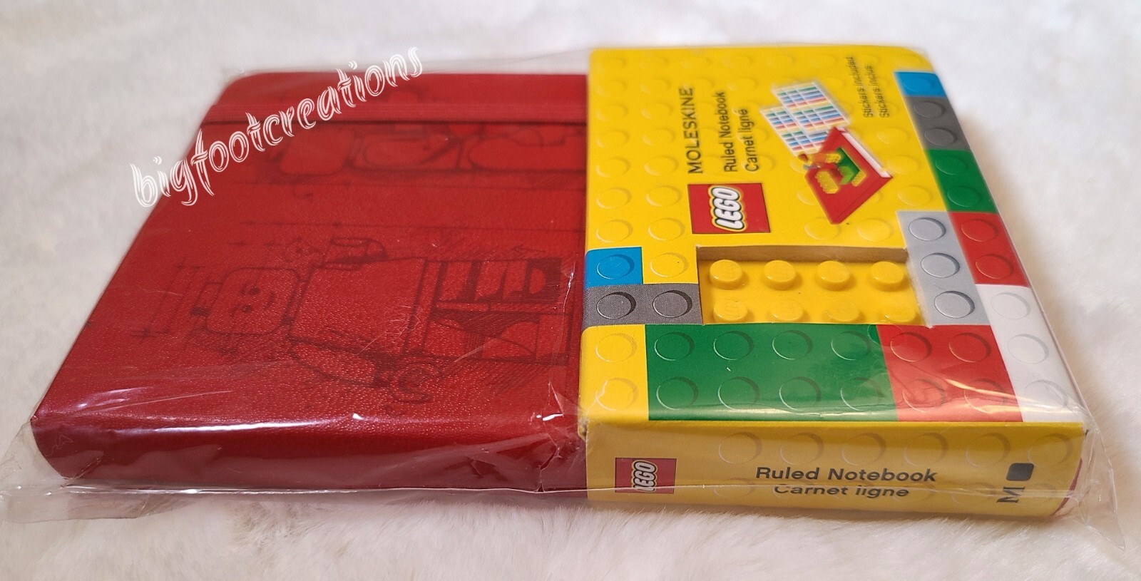 RARE 2014 Red MOLESKINE LEGO Limited Edition Ruled Notebook BRAND NEW Sealed