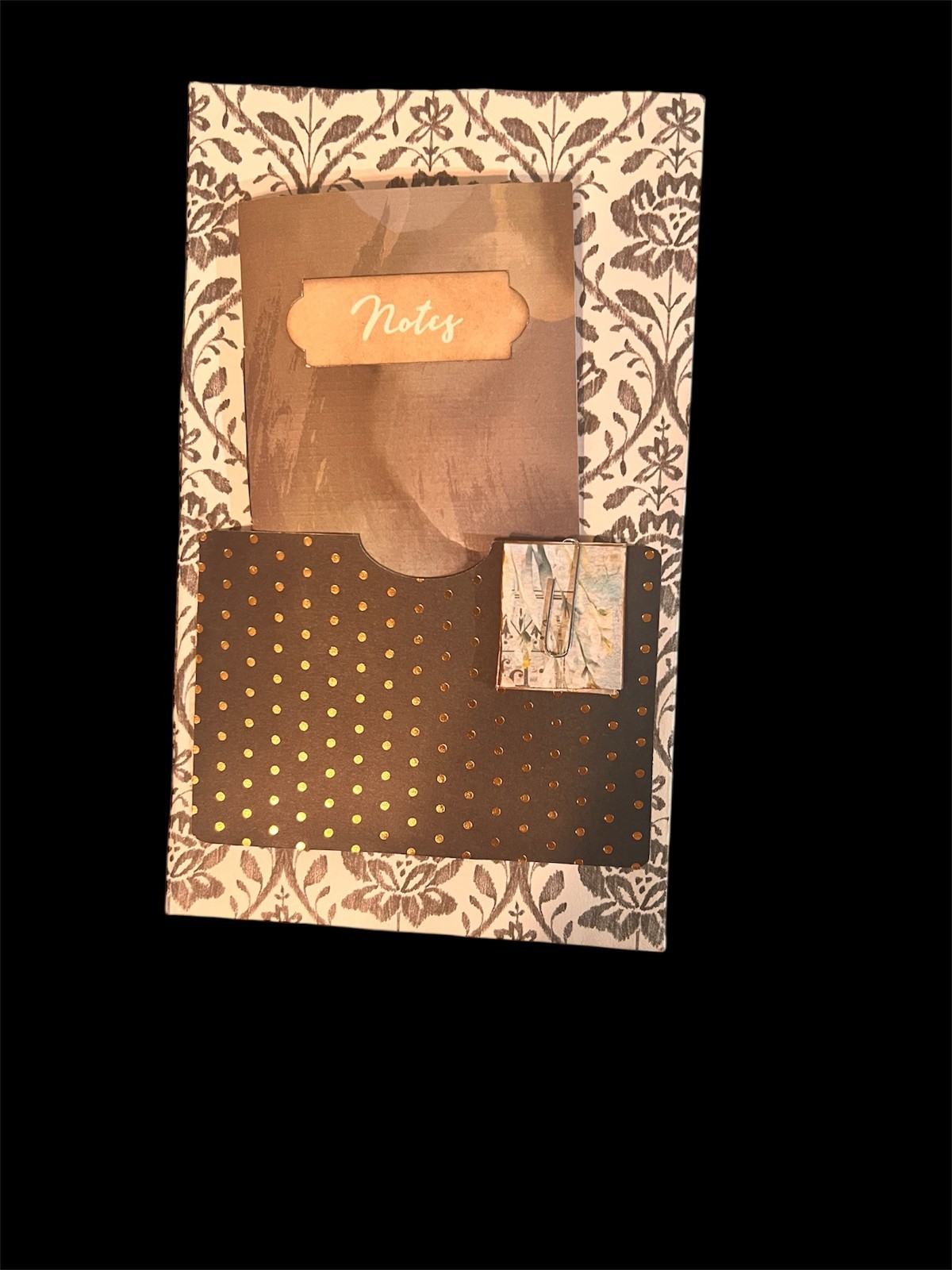 Junk Journal With Coffee Dyed Paper 8×6 Inches
