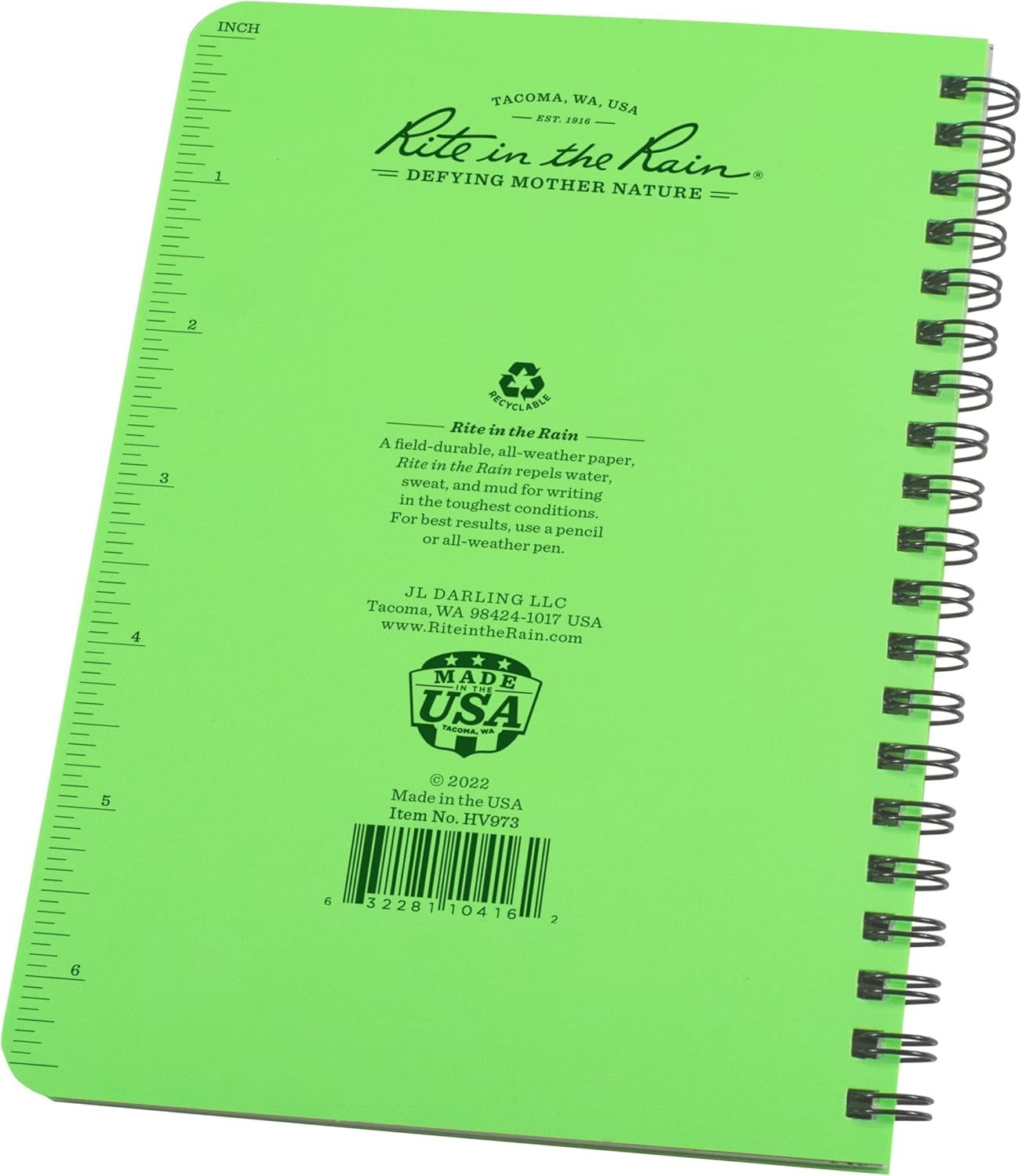 All-Weather 64 Page Spiral Notebook 4.625″ x 7″ – Ultimate Outdoor Companion