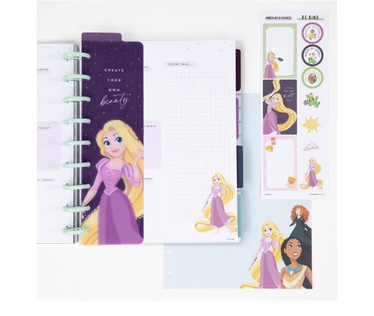 The Happy Planner Disney Princess STAY STRONG & BE KIND Guided Journal Kit NEW