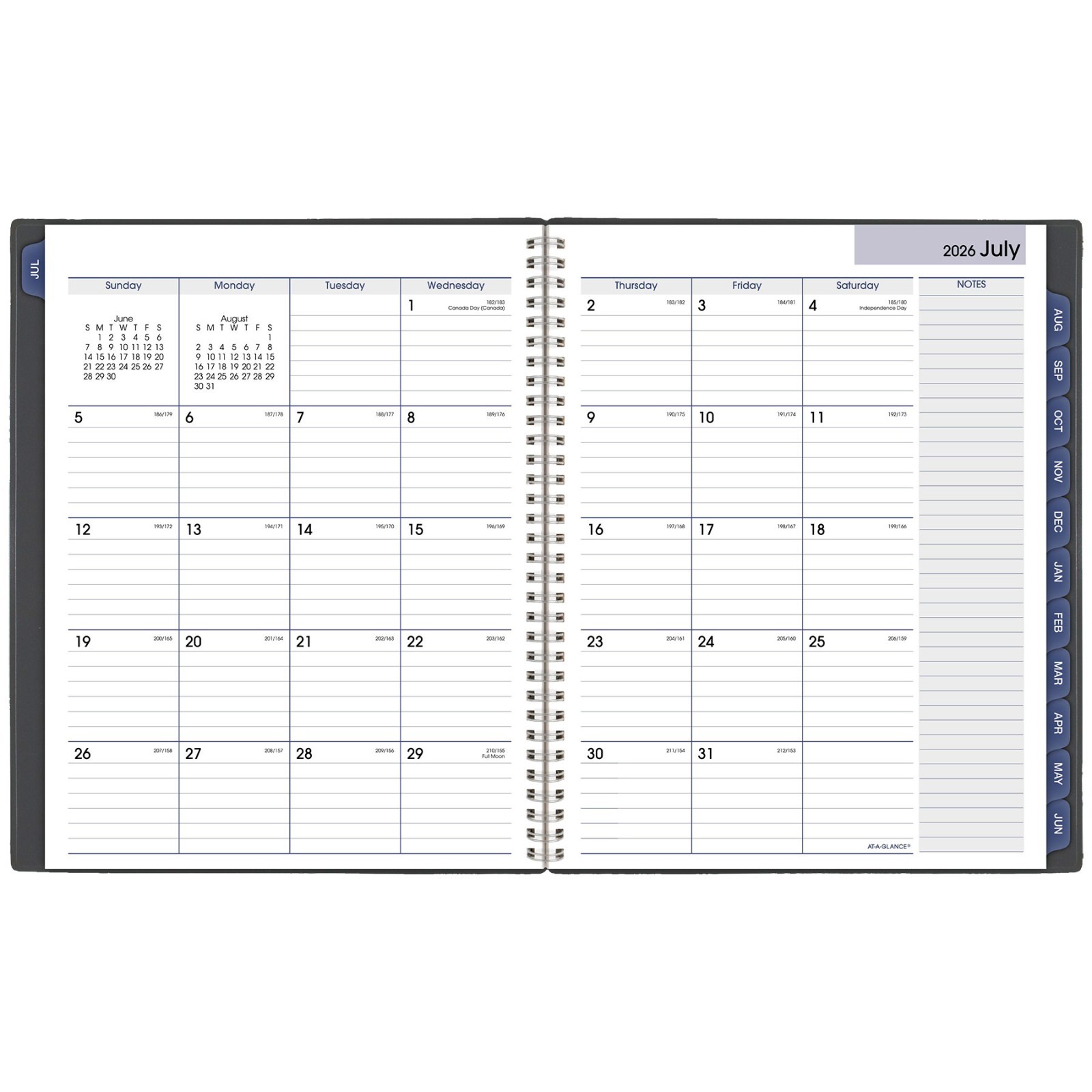 At-A-Glance 2026-2027 AYC470-45 Academic Monthly Planner, 8-1/2 x 11″
