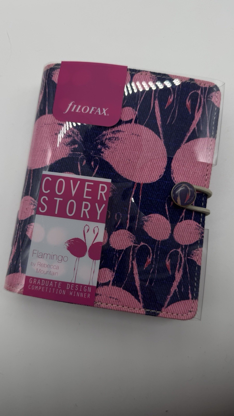Filofax Cover Story FLAMINGO Pocket Size Planner Organizer- Retired- Unused