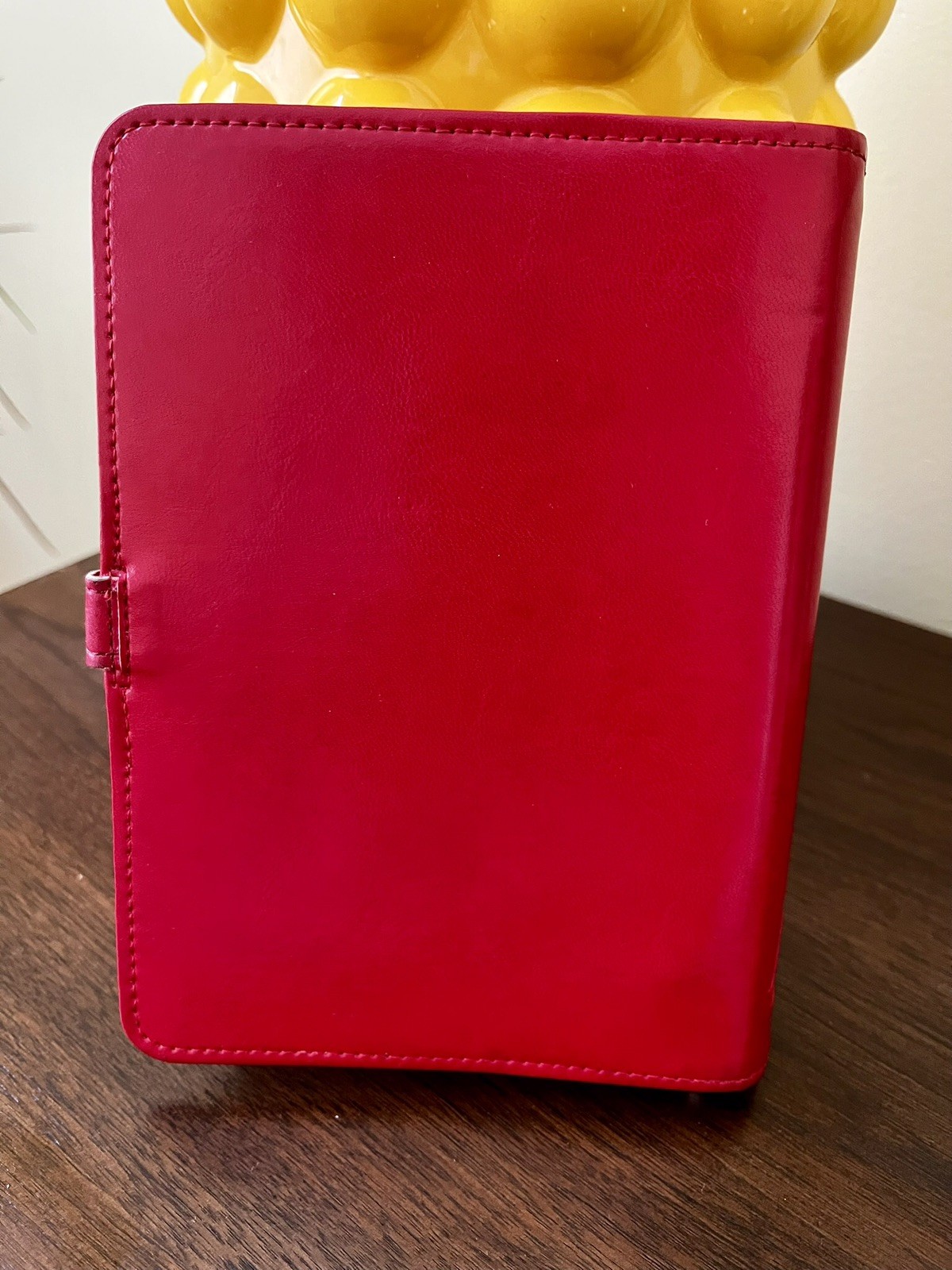 Vintage Filofax Personal Keswick 6-Ring Organizer Planner Red EUC