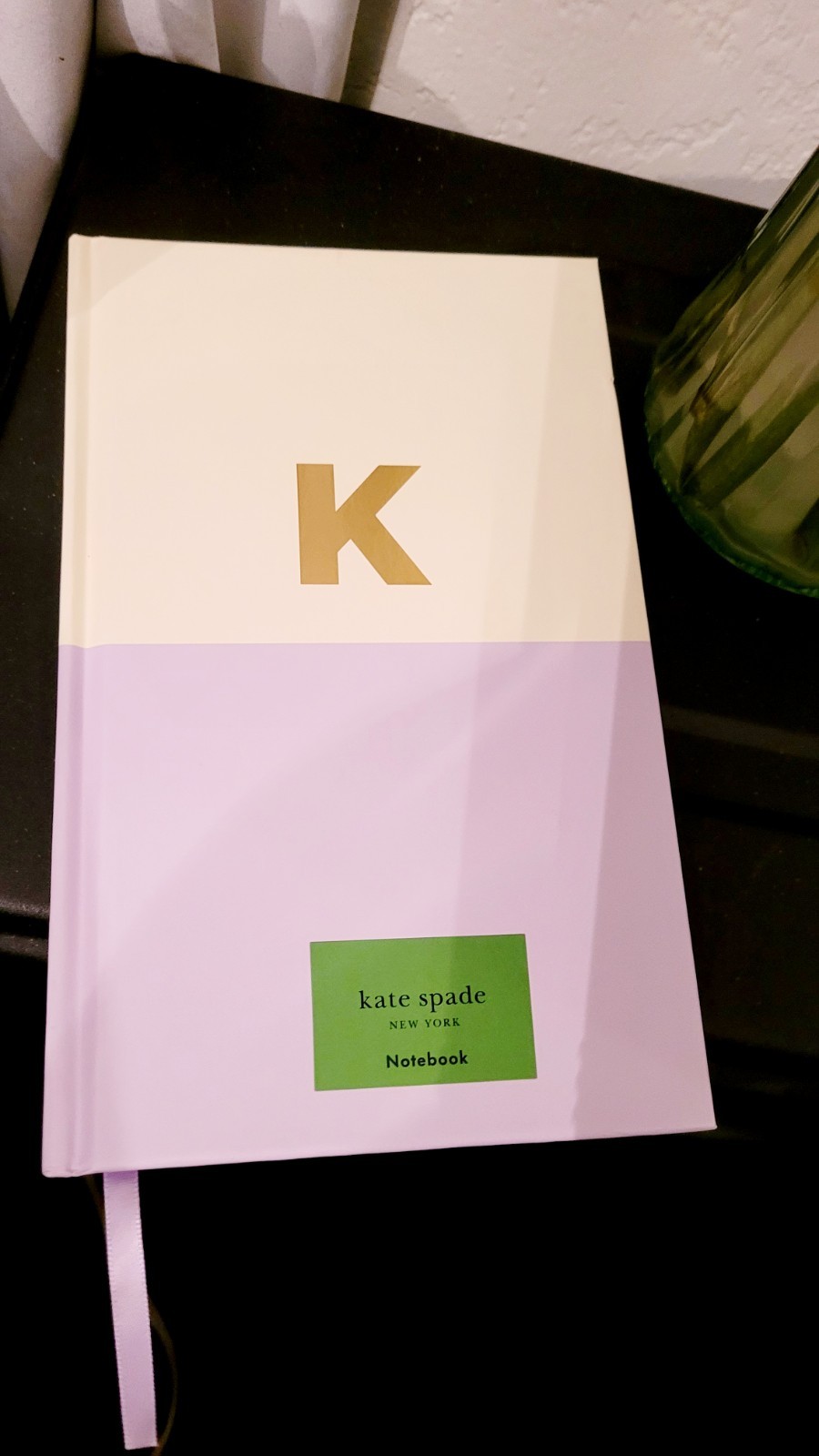Kate Spade K Monogram Notebook 200 Pages NWT