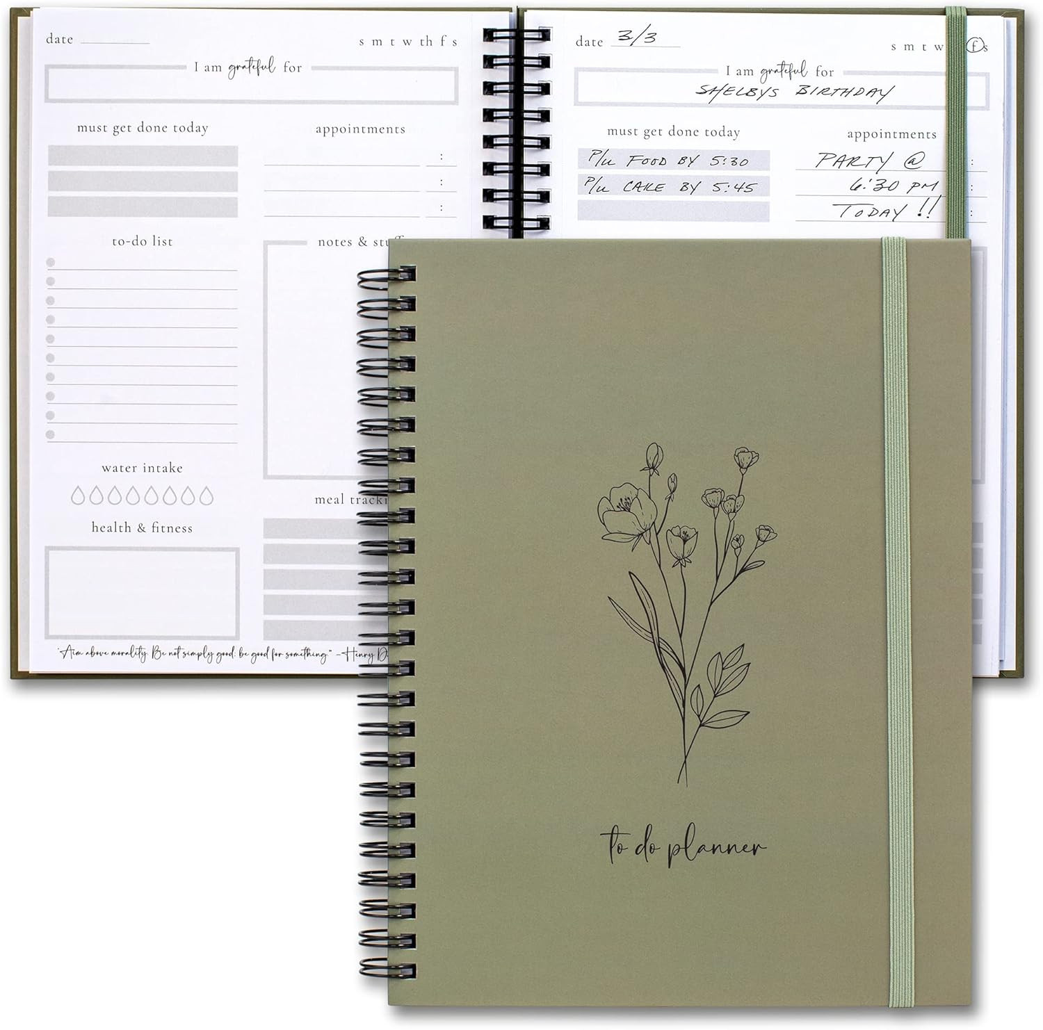 Beautiful To Do List Notebook – Aesthetic Daily Planner to Easily Organize Your