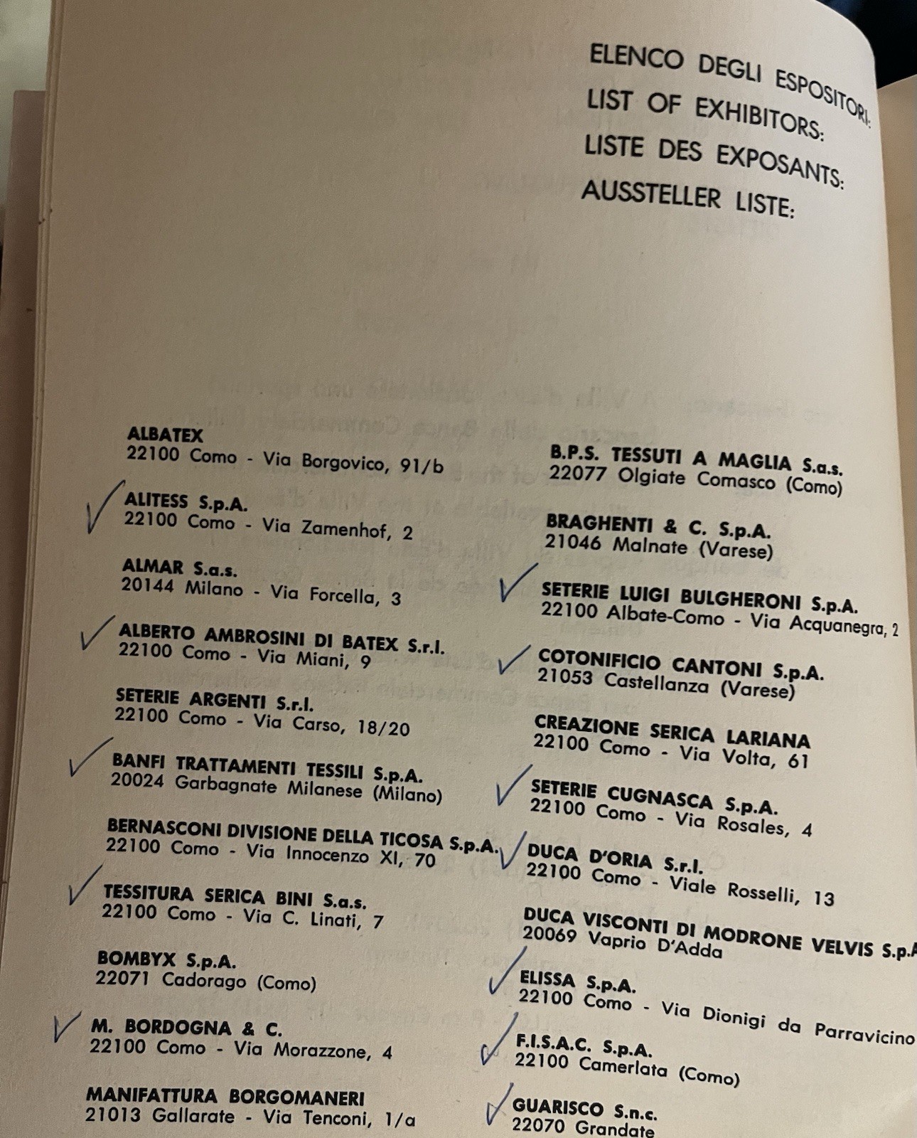IDEACOMO 1975 Buyer’s Notebook