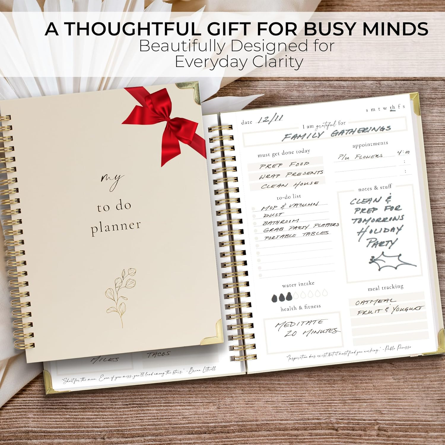 Beautiful to Do List Notebook 2026 (8.5 X 6.4″) – Aesthetic Daily Planner to Eas