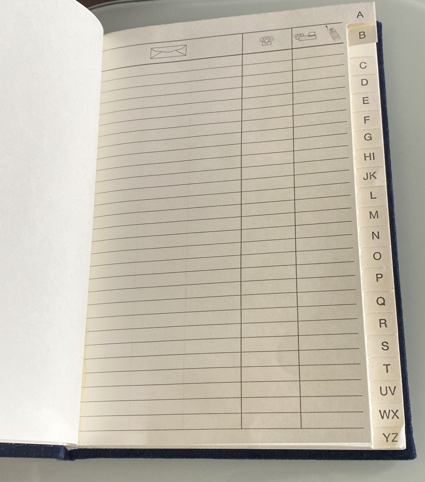 Vintage Never Used Memo & Address Book With Sterling Silver Accent