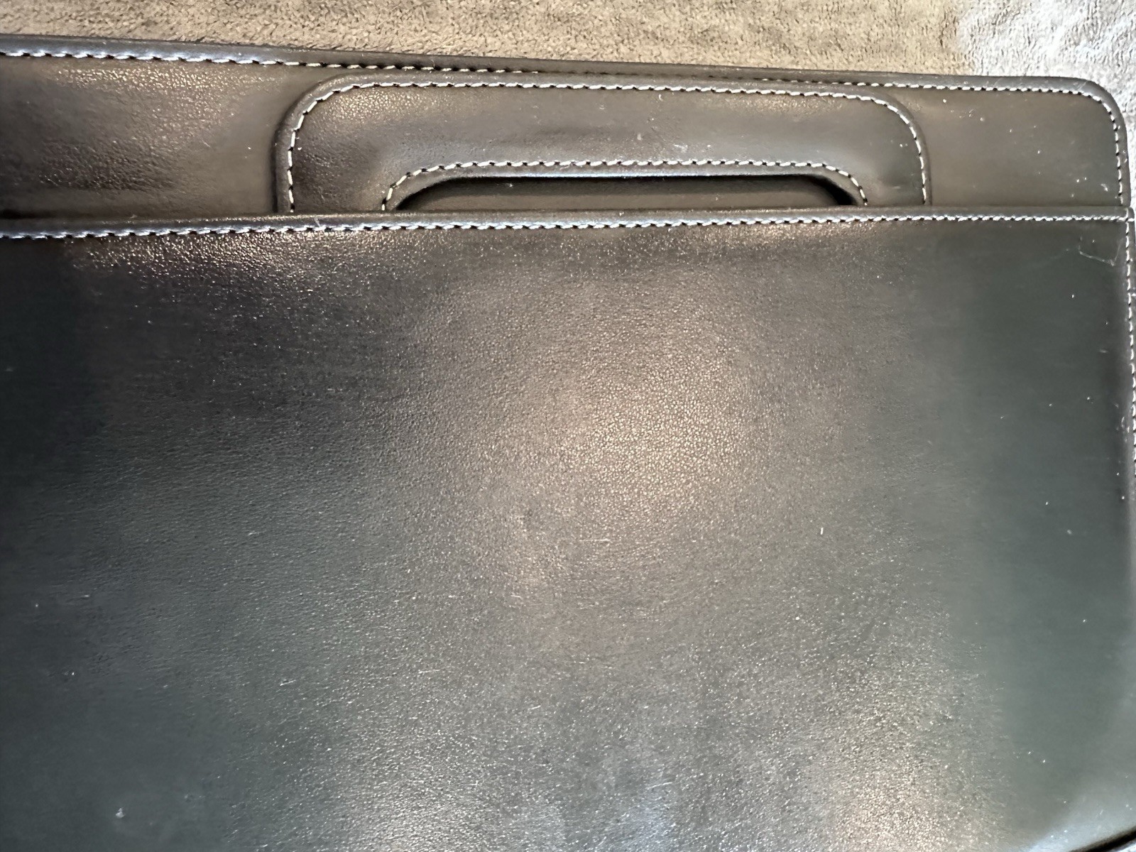 NEW Franklin Covey Day 1 Classic Zip Binder Handles 7 Rings 1″ Black W Inserts.