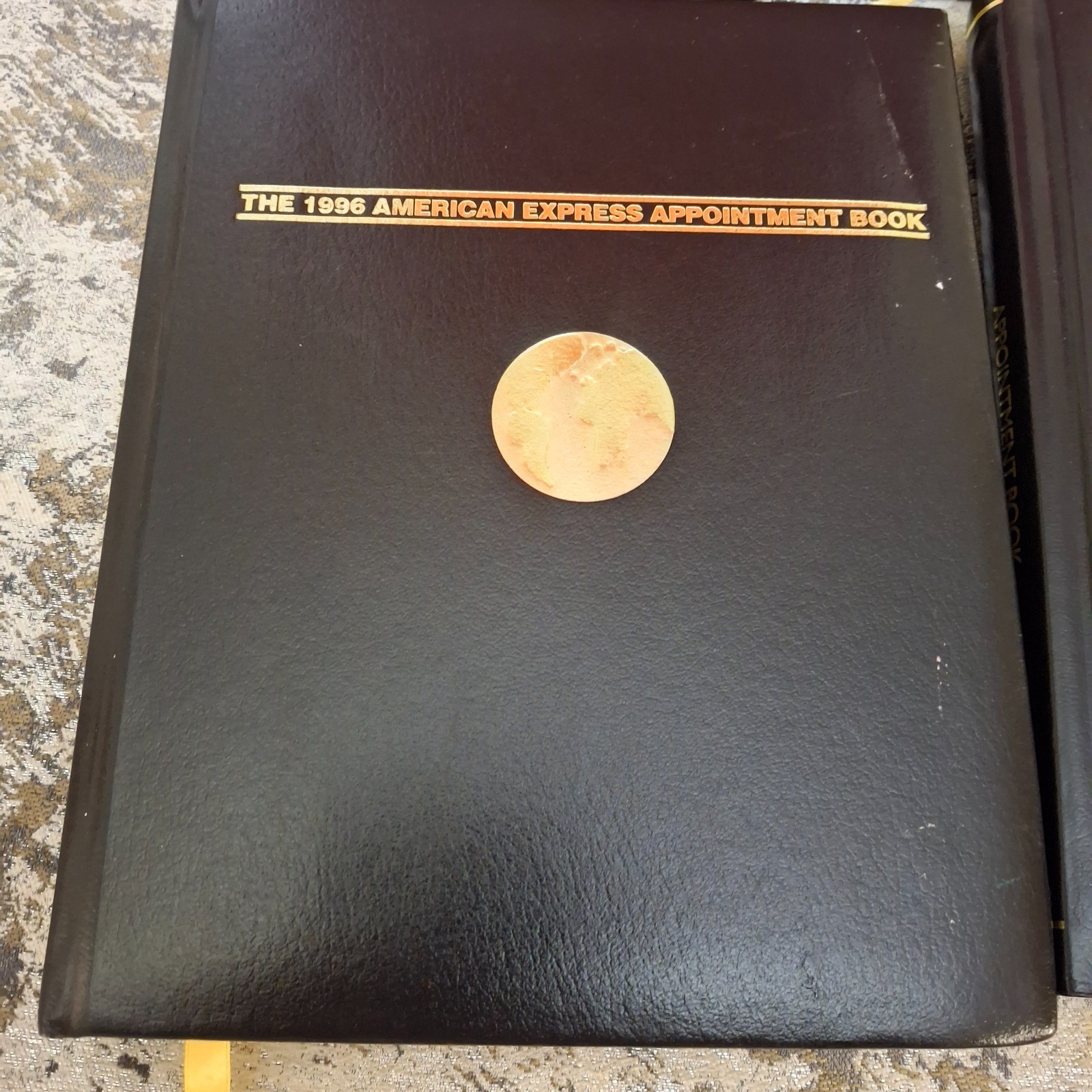 Vintage American Express Appointment Books Lot of 5 Black Planner 1992-93 1996