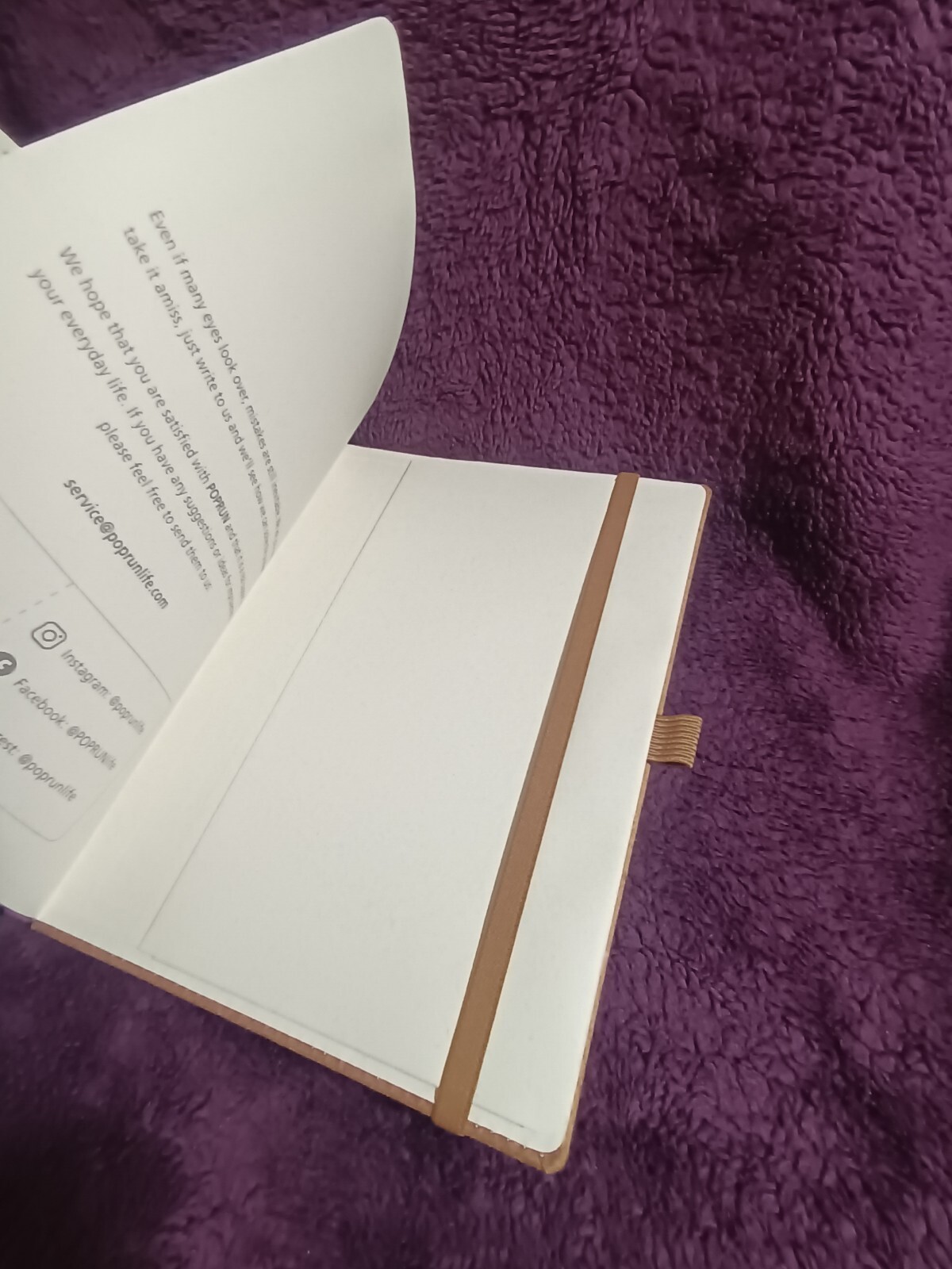 POPRUN TIME WORKS WONDERS WEEKLY NOTEBOOK PLANNER 2024 9×7 Beige Colored