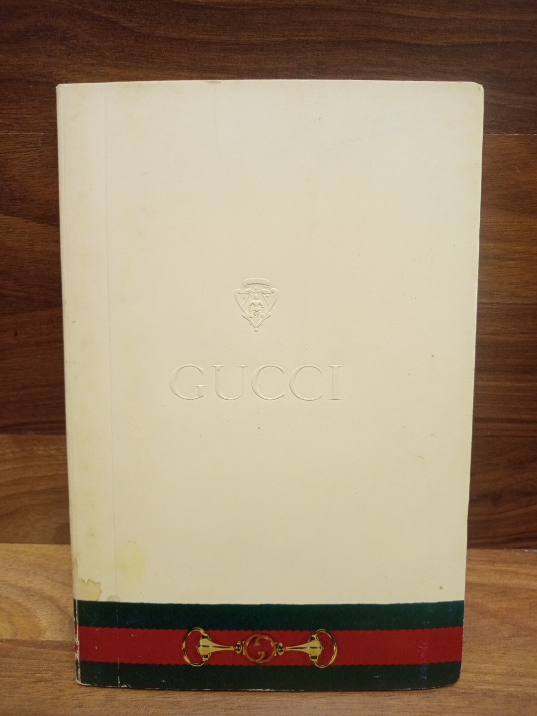 Authentic Vintage GUCCI Black Leather Notebook Address Book PLEASE READ DESCRIPT