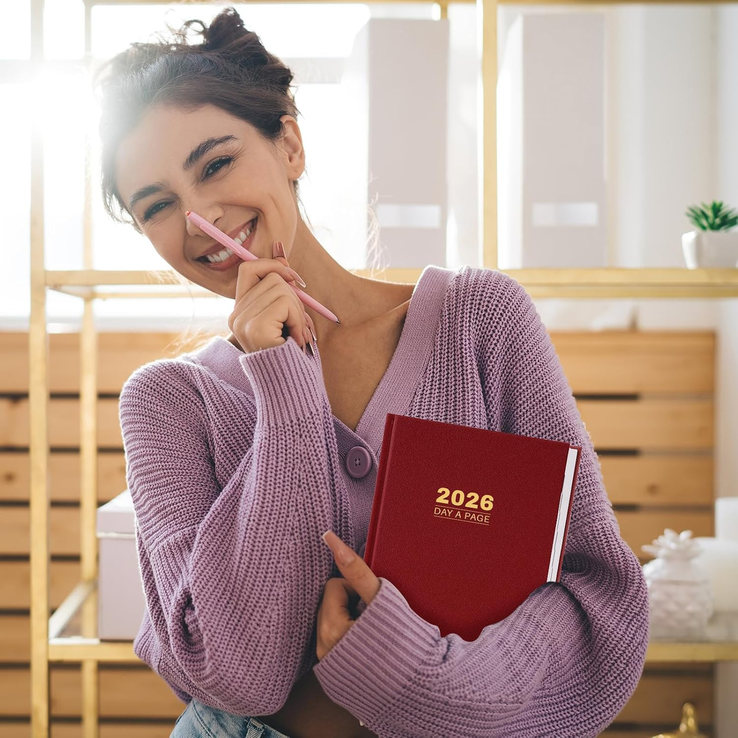 2026 Diary – Diary 2026 Full Page Per Day, Daily Planner 2026, Jan. 2026 – Dec.
