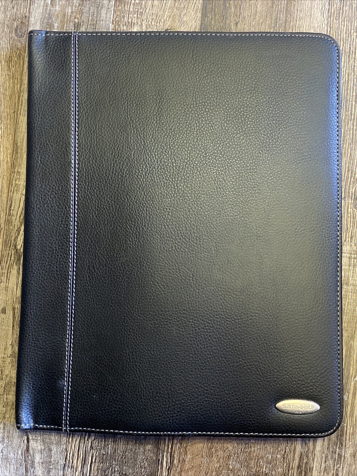 Samsonite Binder Black Notebook Note Planner Calculator Notepad 9” X 11.5”