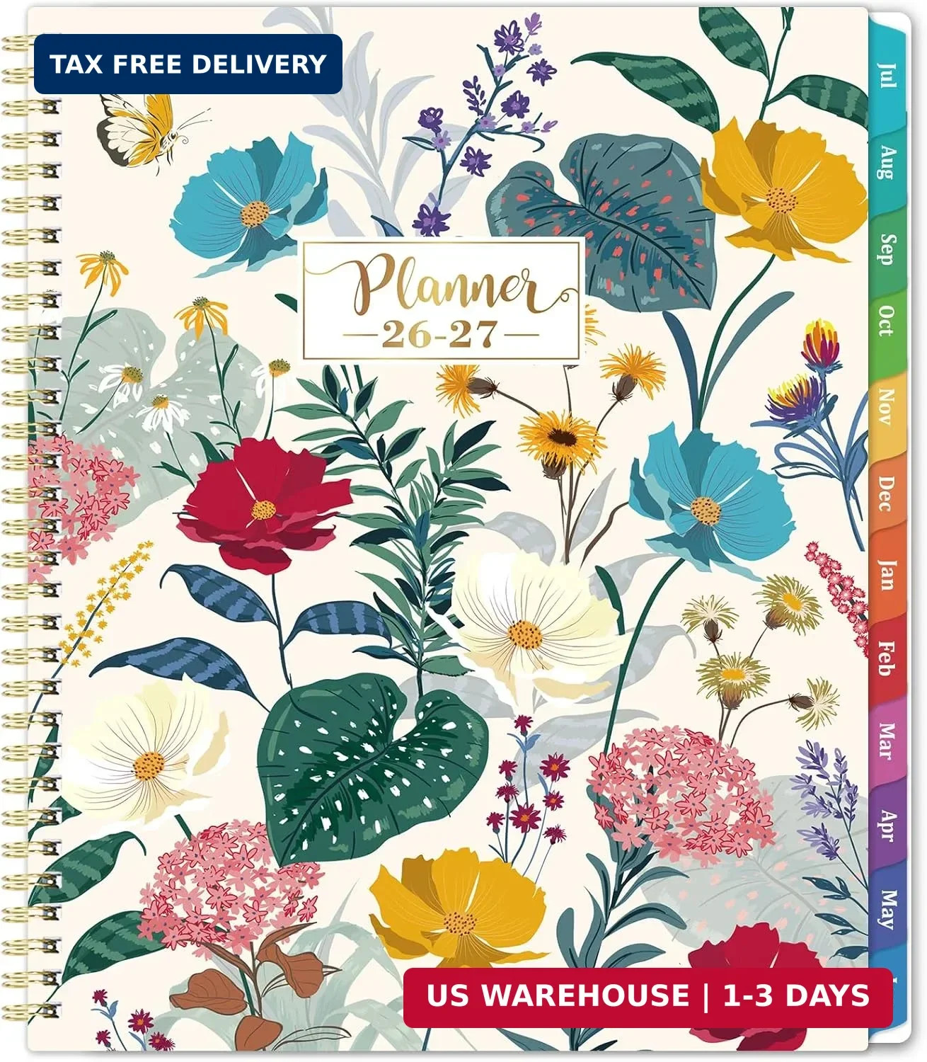 Planner 2026-2027 – Academic Planner 2026-2027, Jul. 2026 – Jun.2027, 9″ × 11″,
