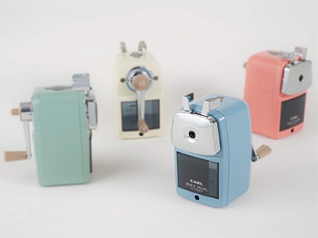 Carl Angel-5 A5PR3 Pencil Sharpener 4 Colors Cream/Pink/Light Blue/Light Green