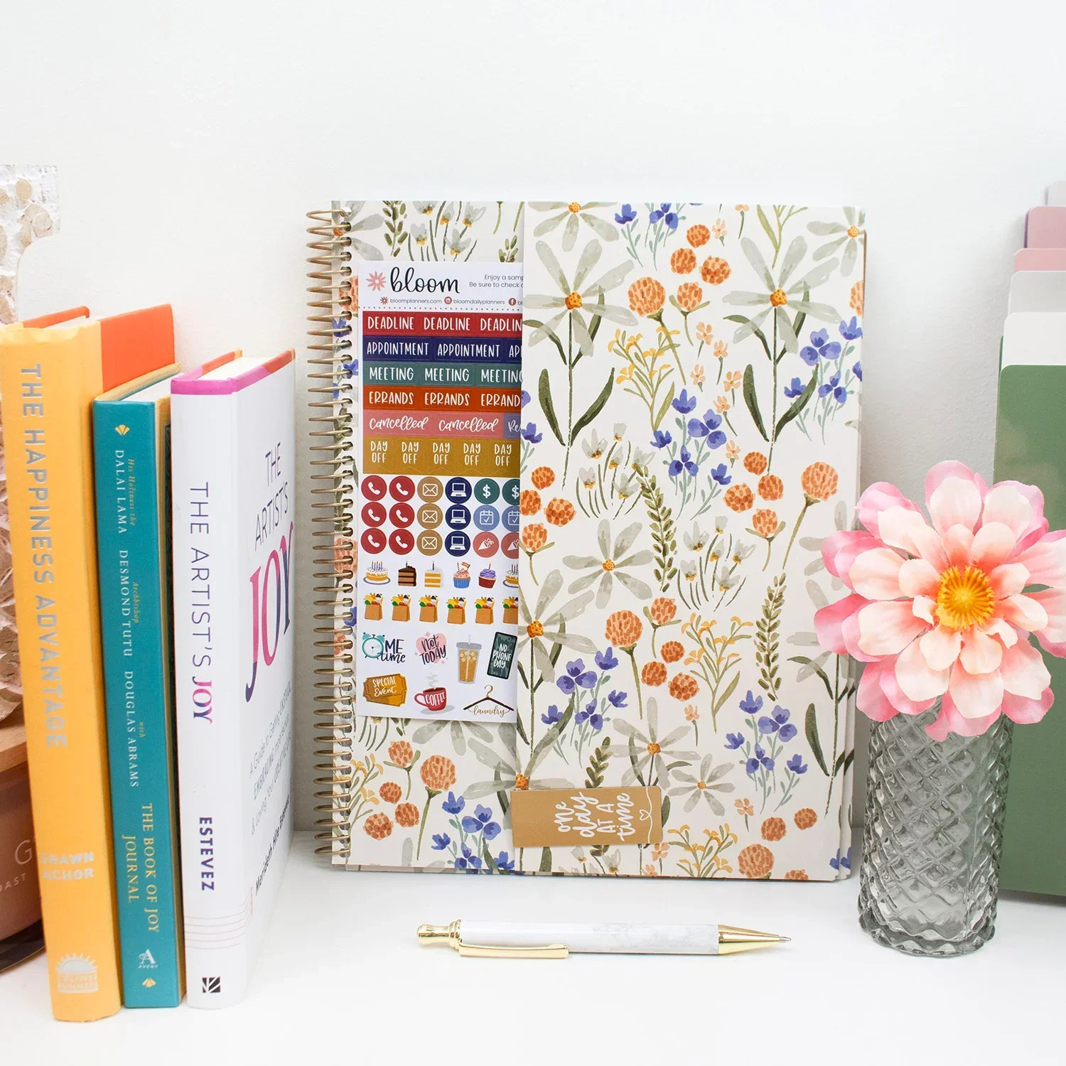 2026–27 Soft Cover Planner, 8.5″ x 11″ | Whimsical Wildflowers