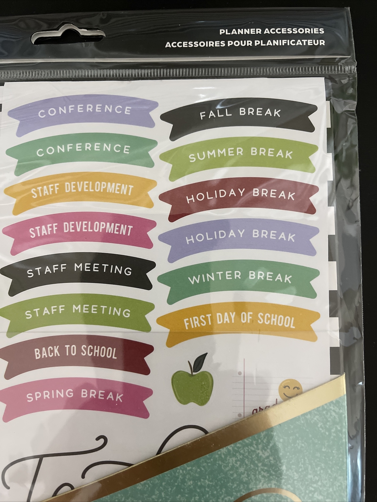 Happy Planner Teacher Edition Planner Accessories 92 Pc Teacher Gift Set
