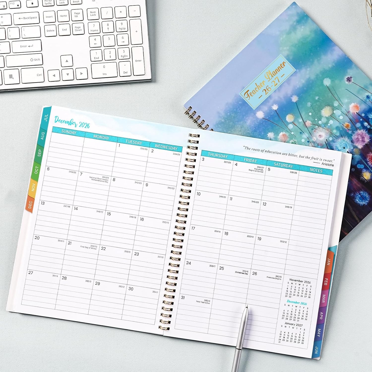 Teacher Planner 2026-2027 – Planner 2026-2027, Teacher Lesson Planner from July