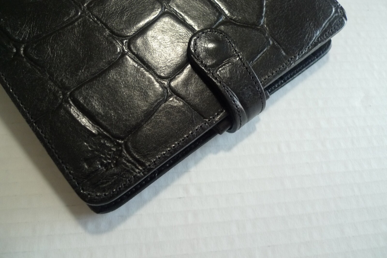 MULBERRY – A6 PLANNER & INSERTS -MADE @ UK – BLACK CONGO LEATHER – RARELY USED