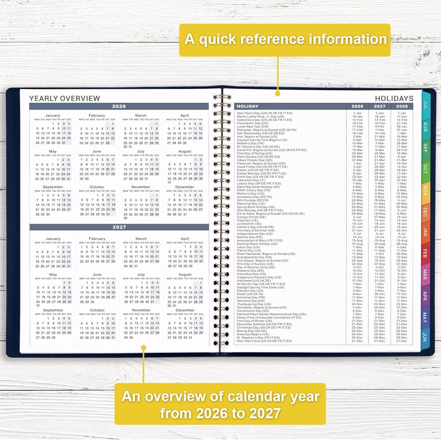 2026-2027 Appointment Book/Planner – Weekly Appointment Book 2026-2027, July 202
