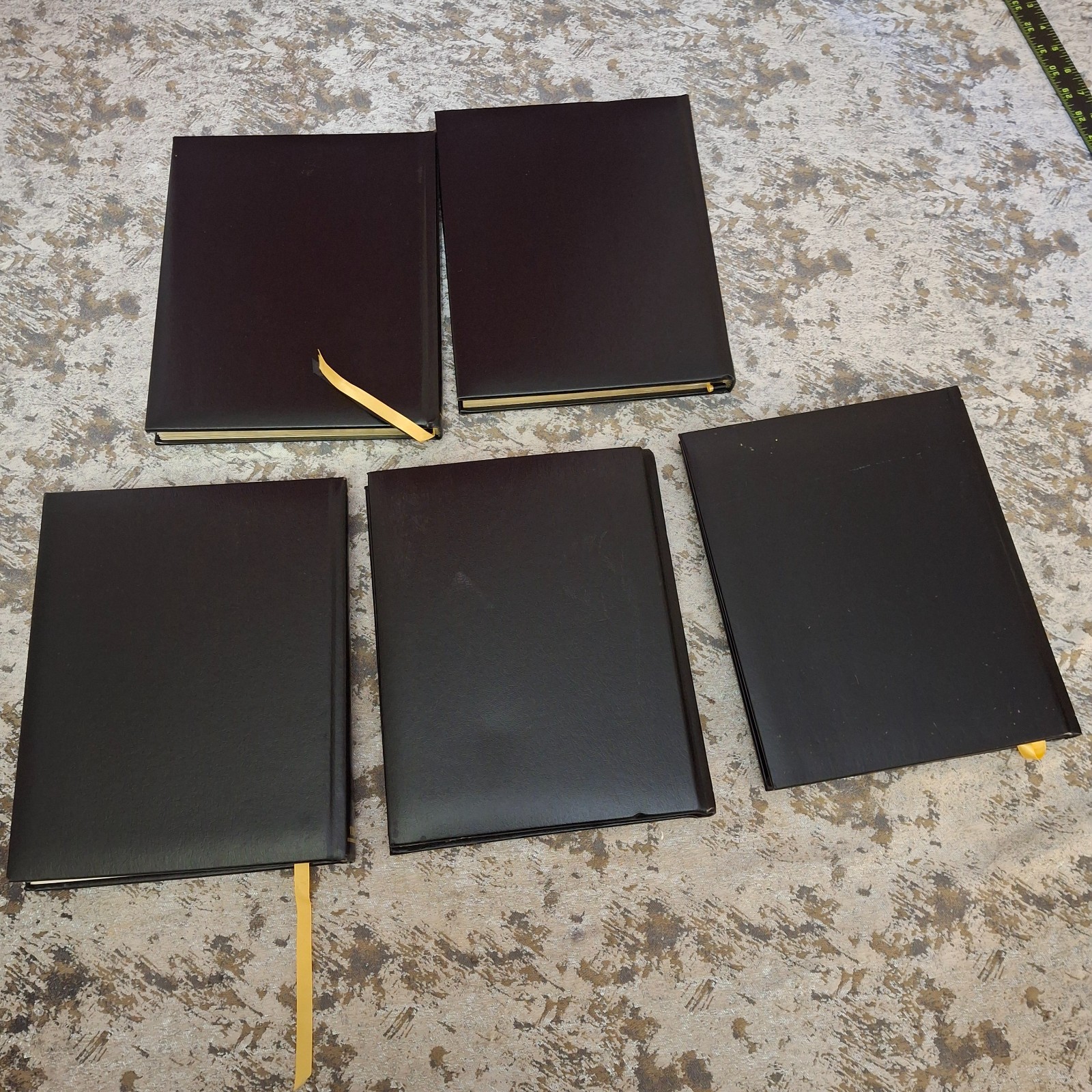 Vintage American Express Appointment Books Lot of 5 Black Planner 1992-93 1996