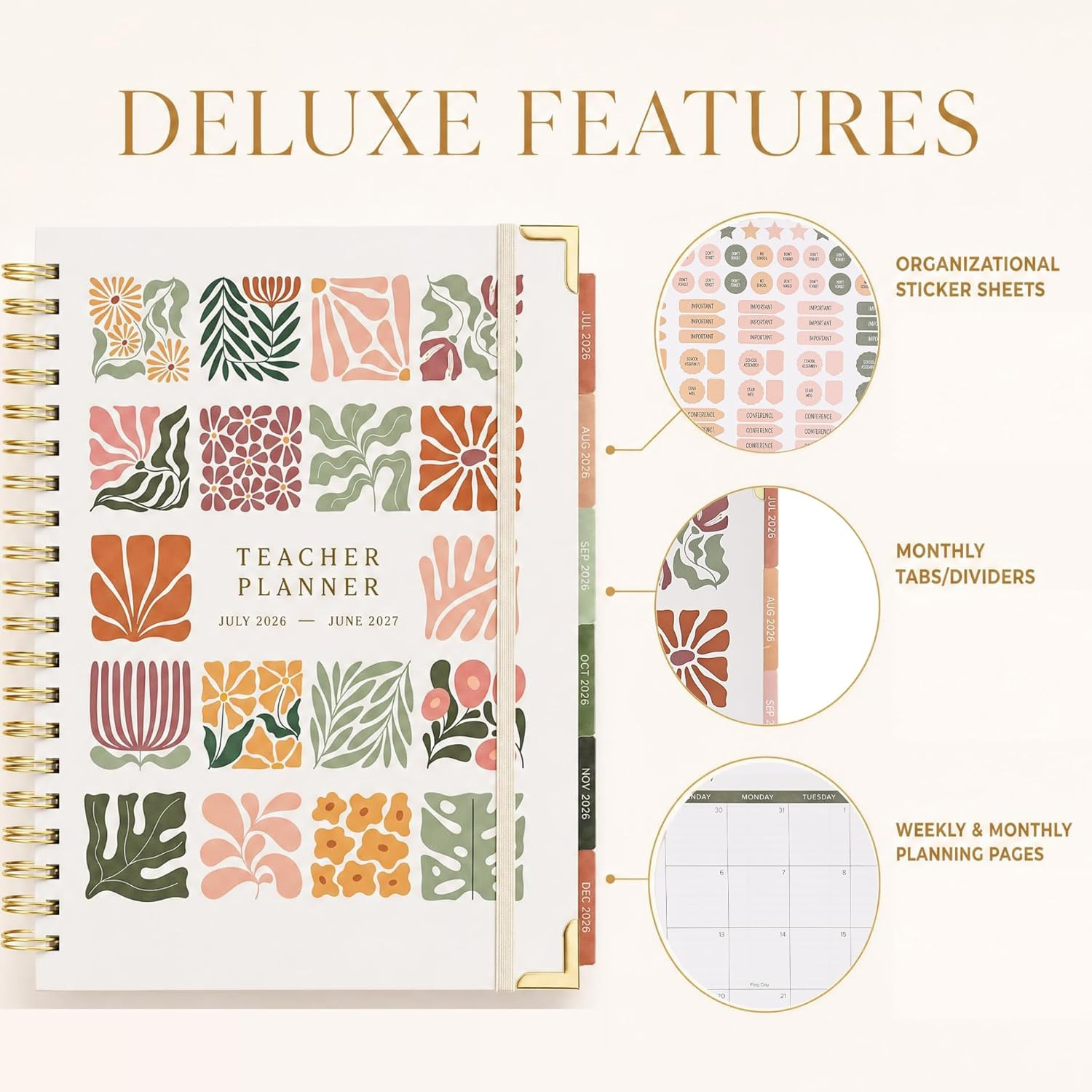 Aesthetic Teacher Planner For The 2026-2027 Academic School Year – Your All Incl