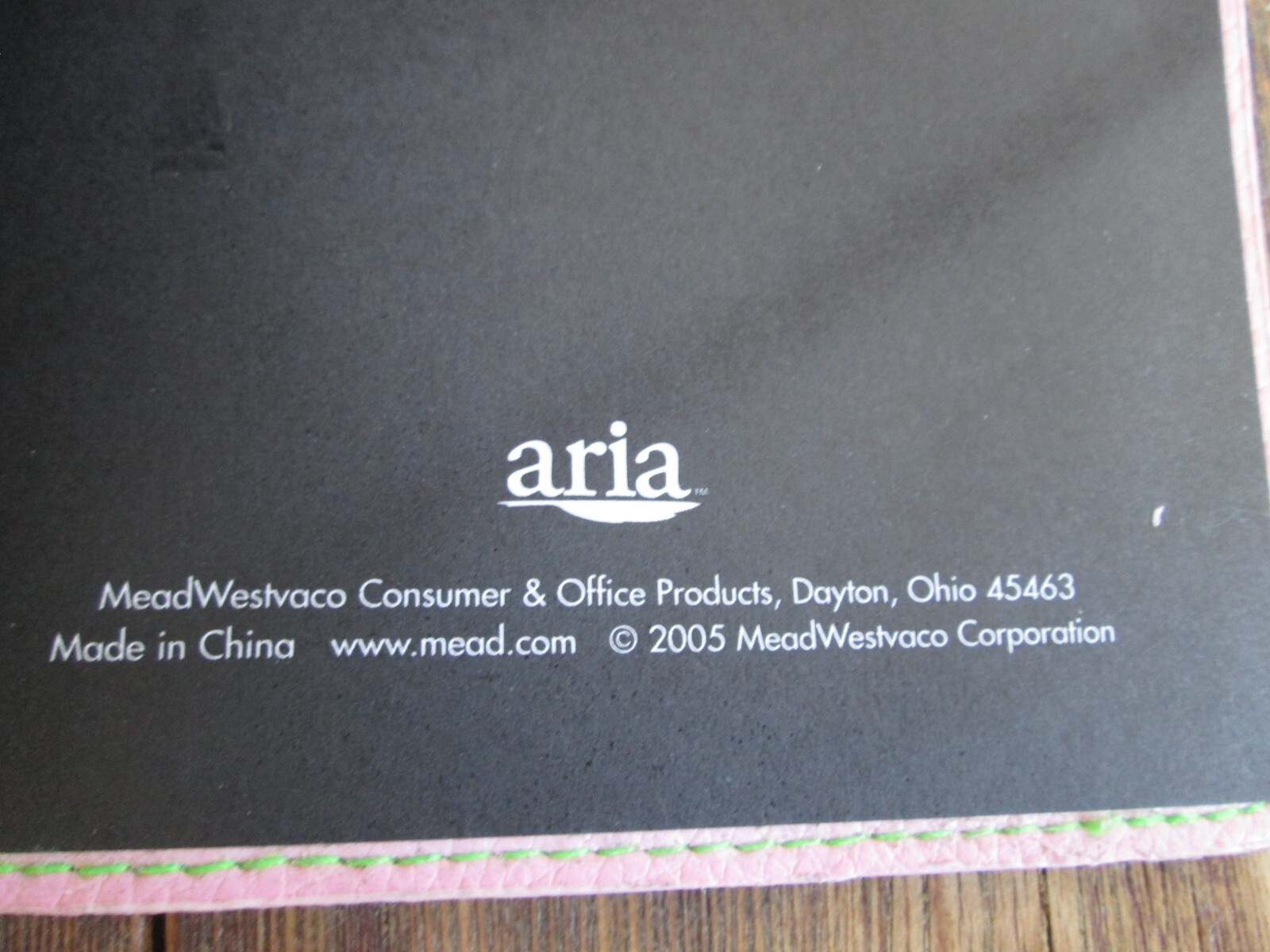 NEW Aria Pink Faux Leather Pocket Small Blank Journal MEAD 100 Sheets 200 Pages