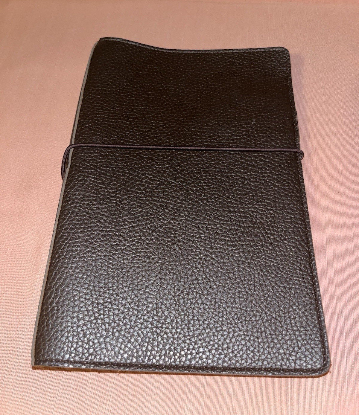 Jane’s Agenda Planner Journal with Brown leather pebble cover with 4 inserts