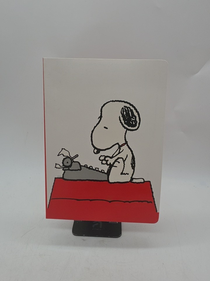 Snoopy Peanuts 200 Page Graphique Soft Cover Journal, Peanuts Typewriter Design