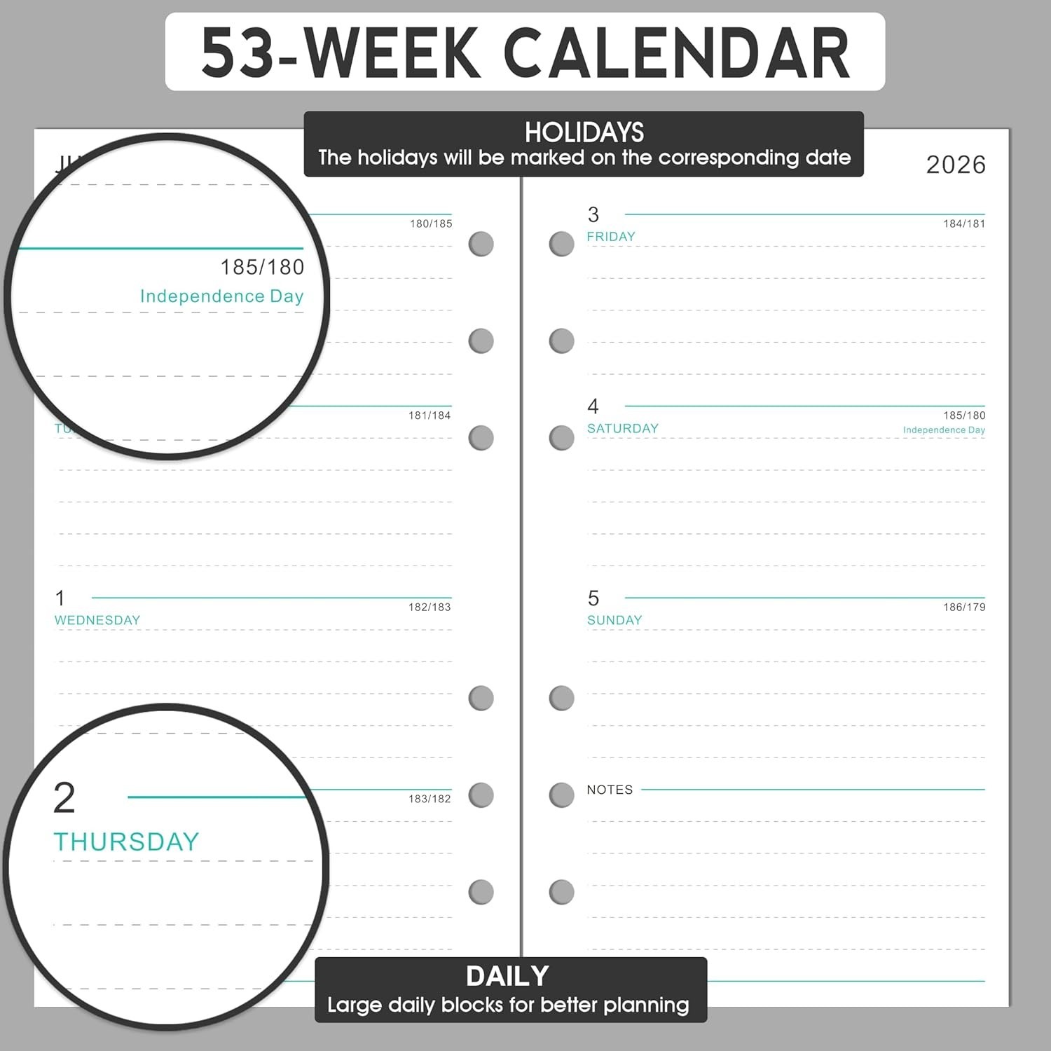 2026-2027 Planner Refills – Planner Refills 2026-2027 from JULY 2026 – JUNE