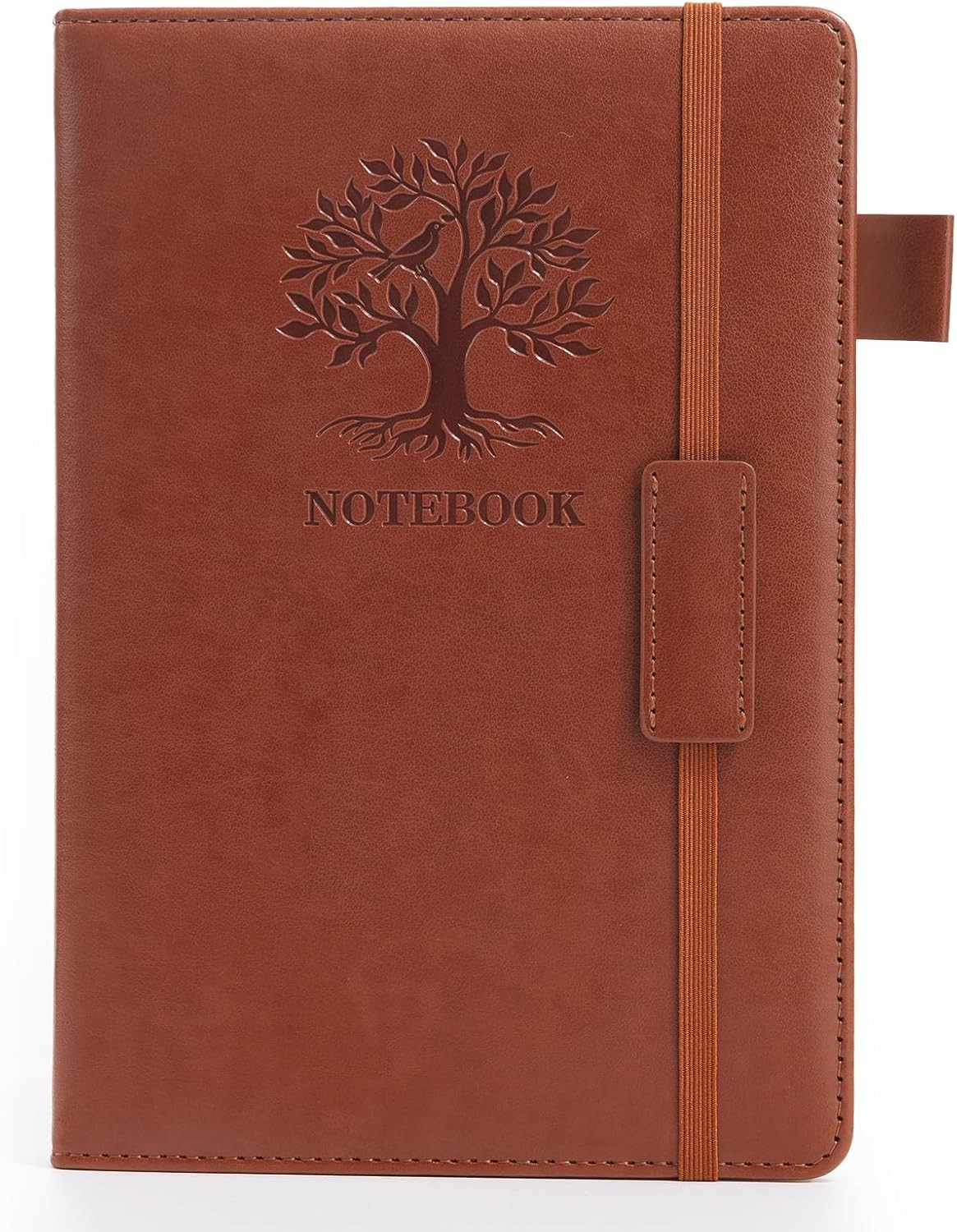 Lined Journal Notebook for Women & Men, 256 Pages A5 Hardcover Leather Journal,