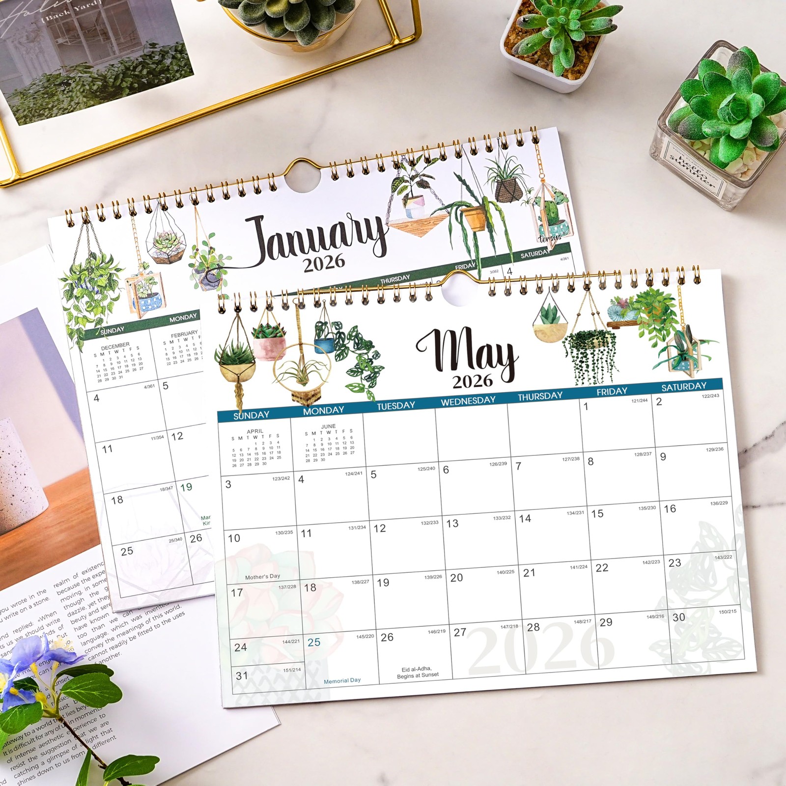 2026 Wall Calendar – 2026 Calendar, 12 Months 2026 from Jan. -…