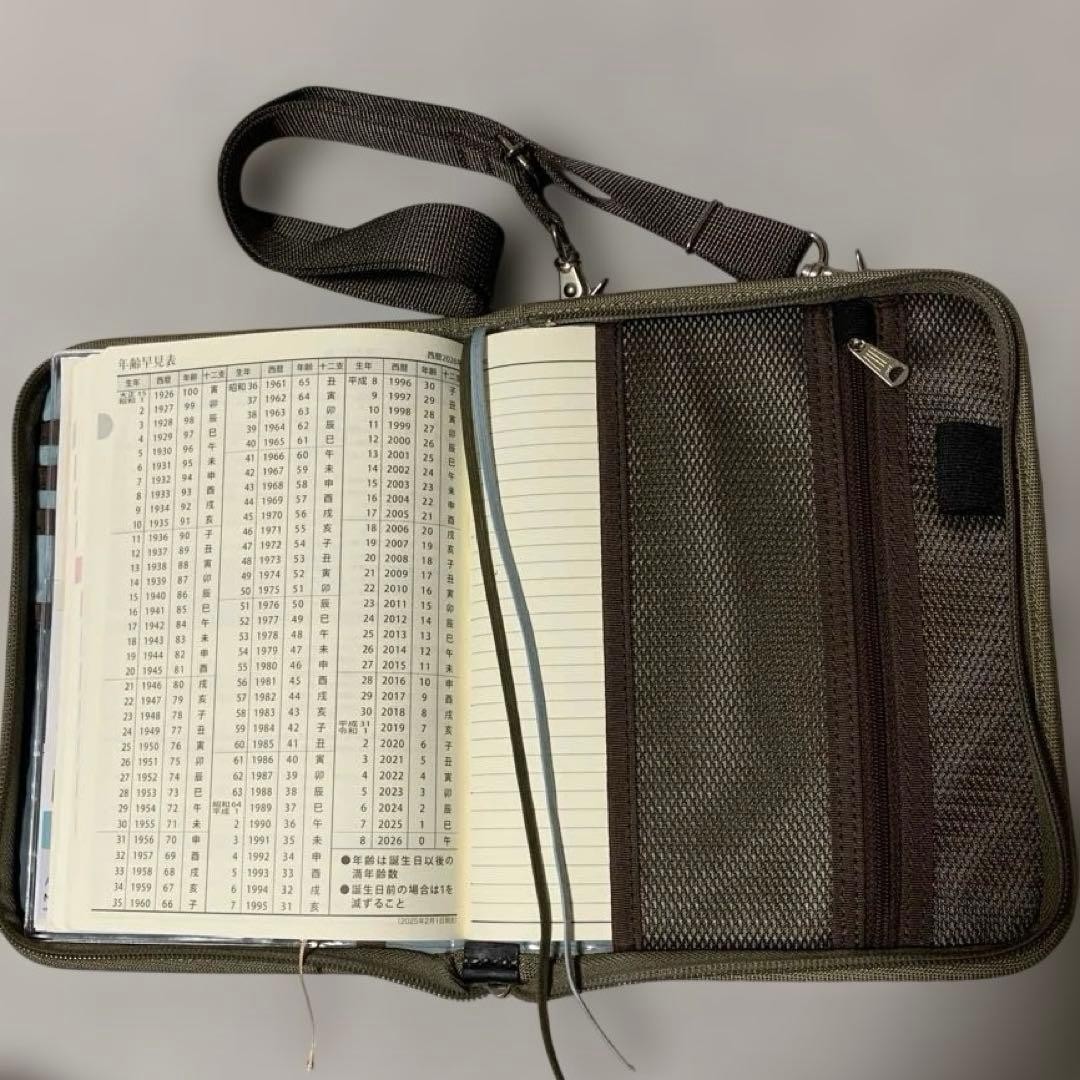Hobonichi Techo Cover PORTER Sacoche A5 size Khaki Excellent Condition Japan